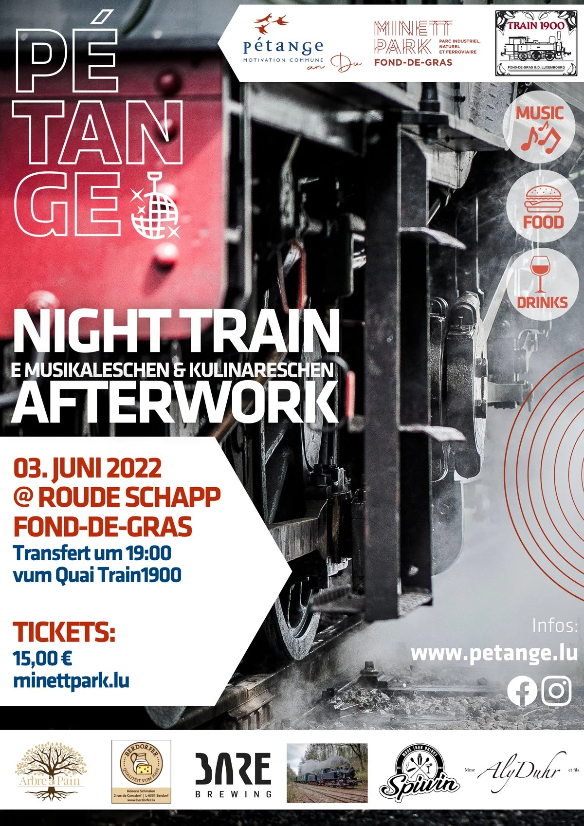 Night Train – un afterwork musical et culinaire