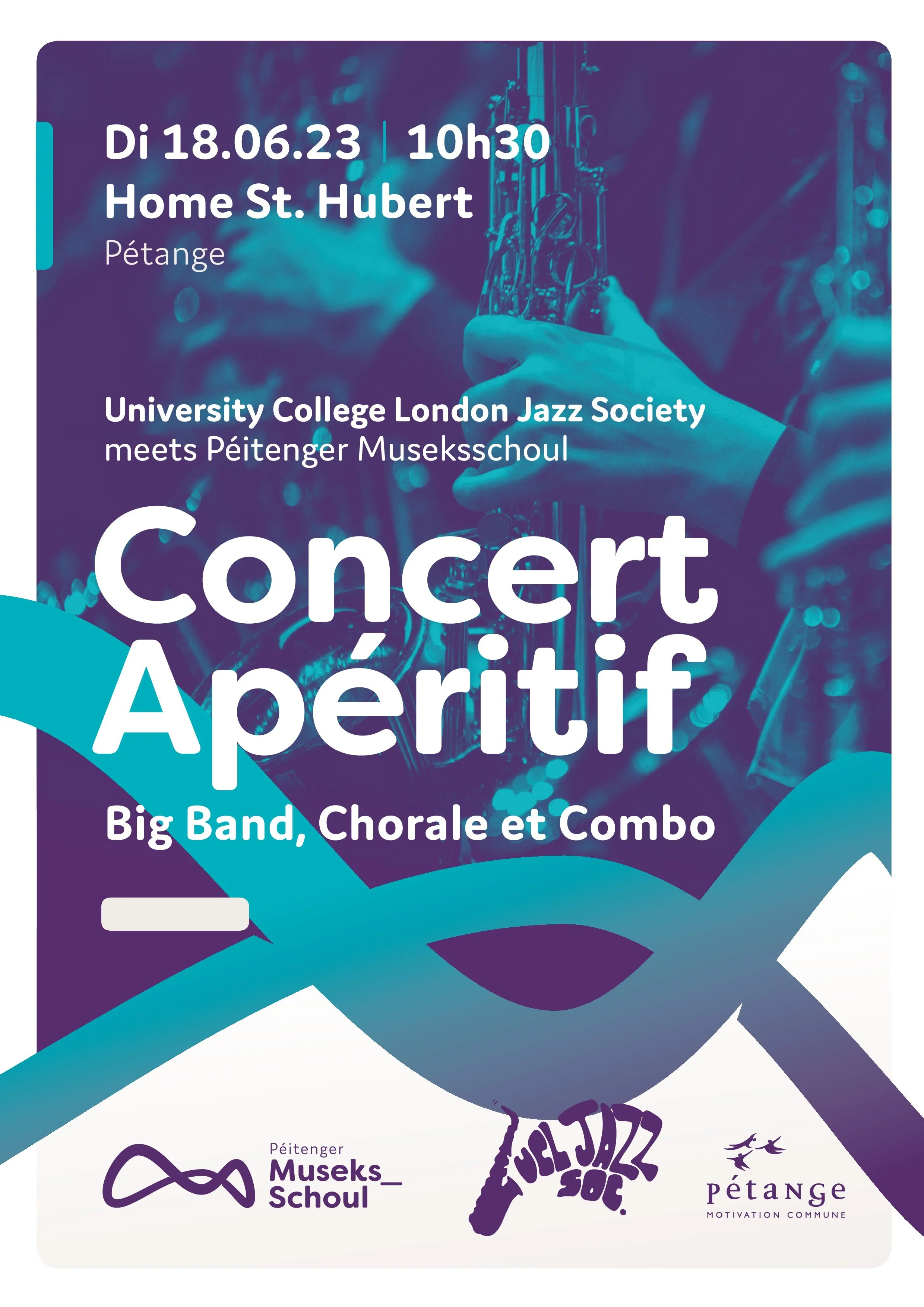 Concert Apéritif - UCL Jazz Society meets Péitenger Museksschoul