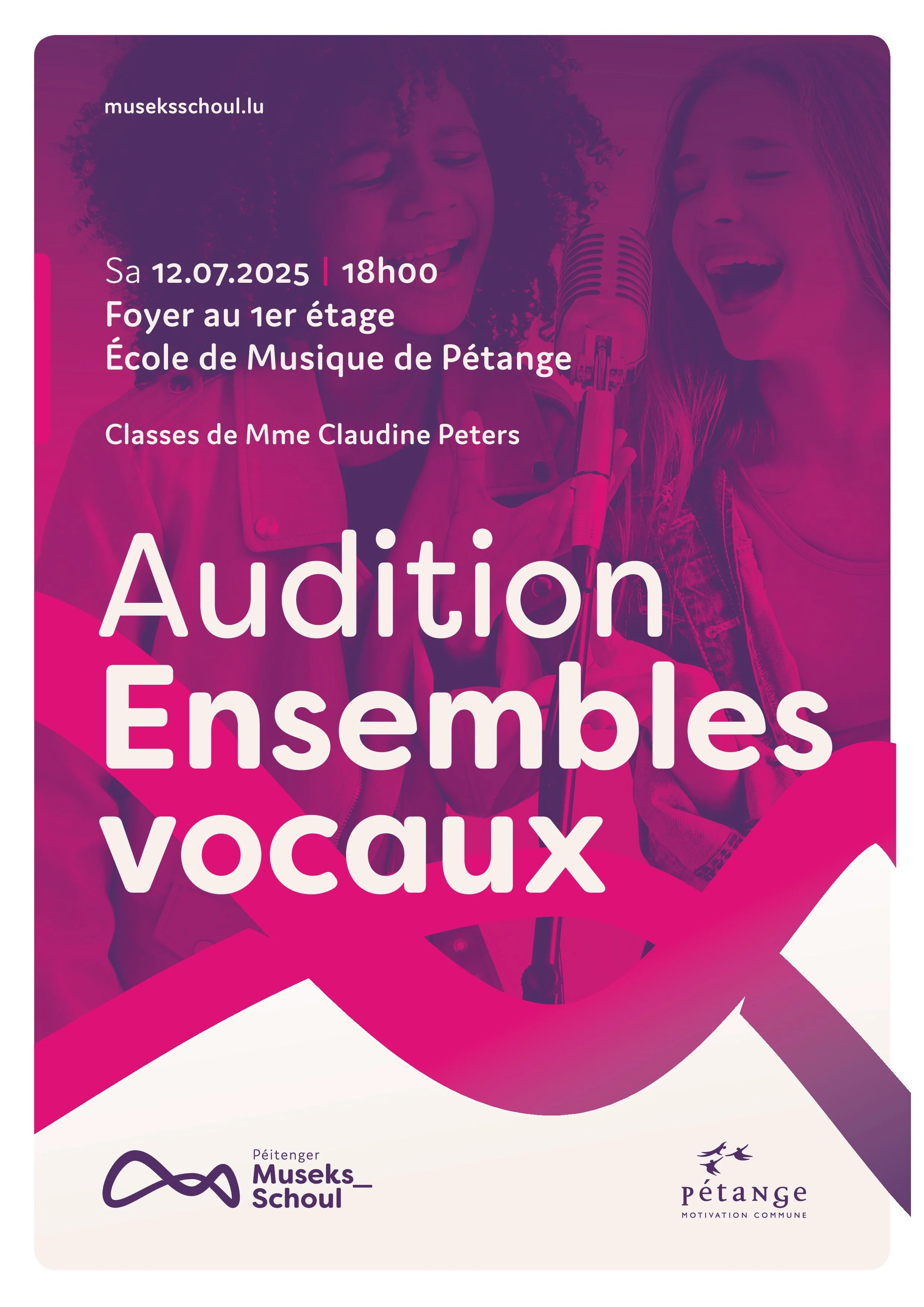 Audition Ensembles vocaux