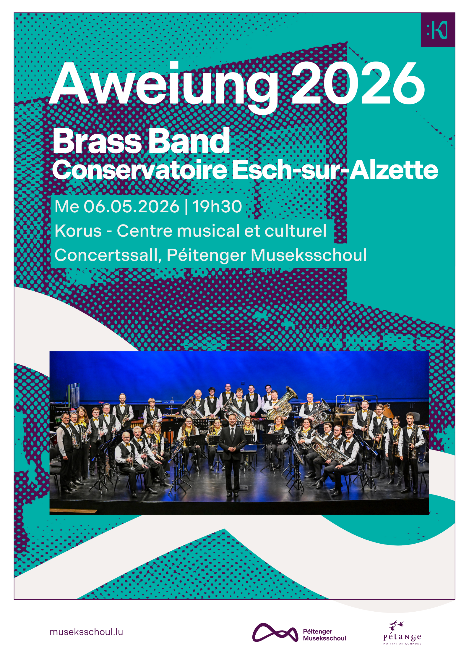 Aweiung 2026 - Concert du Brass Band du Conservatoire d'Esch/Alzette