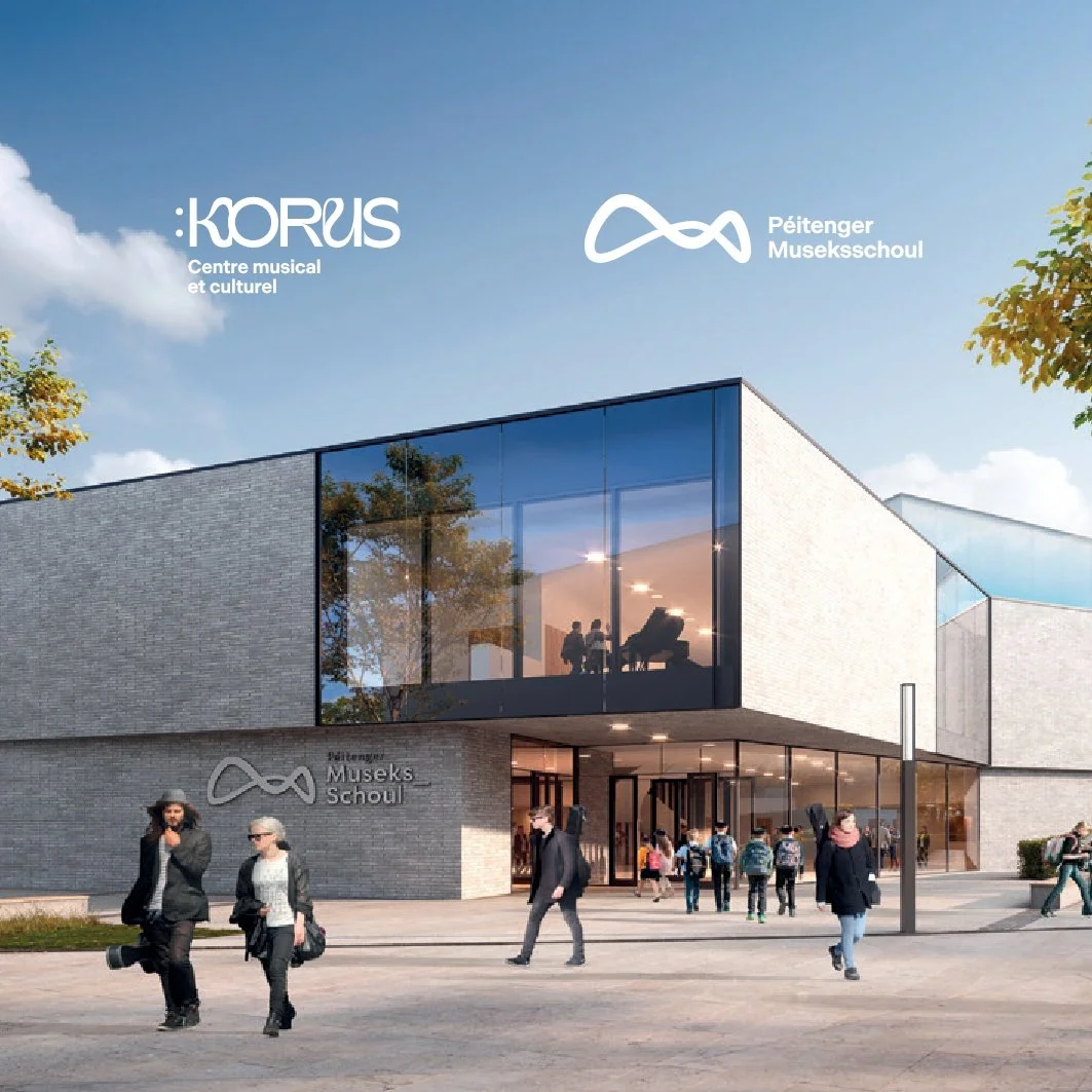 Brochure vun der Péitenger Museksschoul a vum Korus - Centre Musical et Culturel