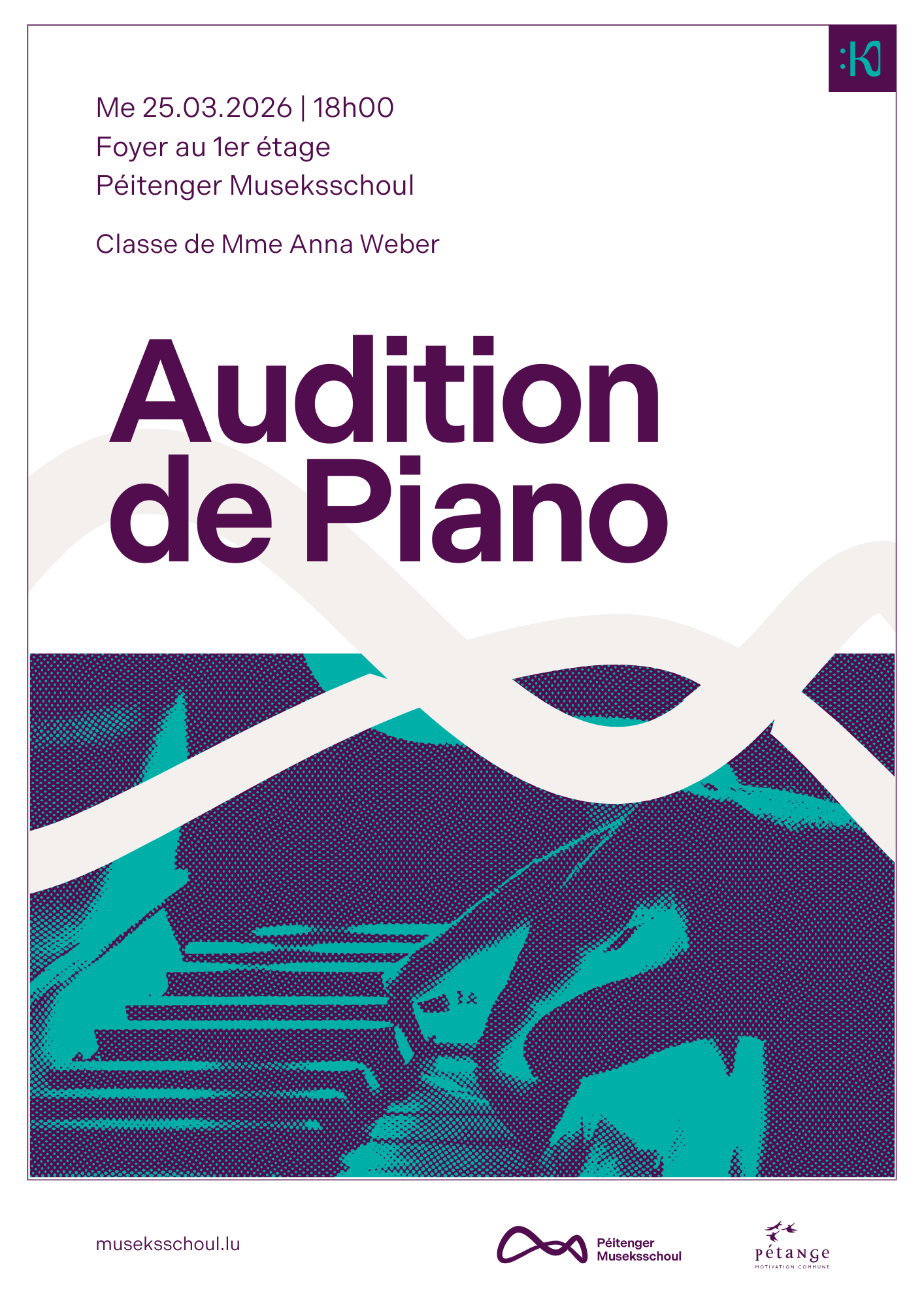 Audition Classe de Piano
