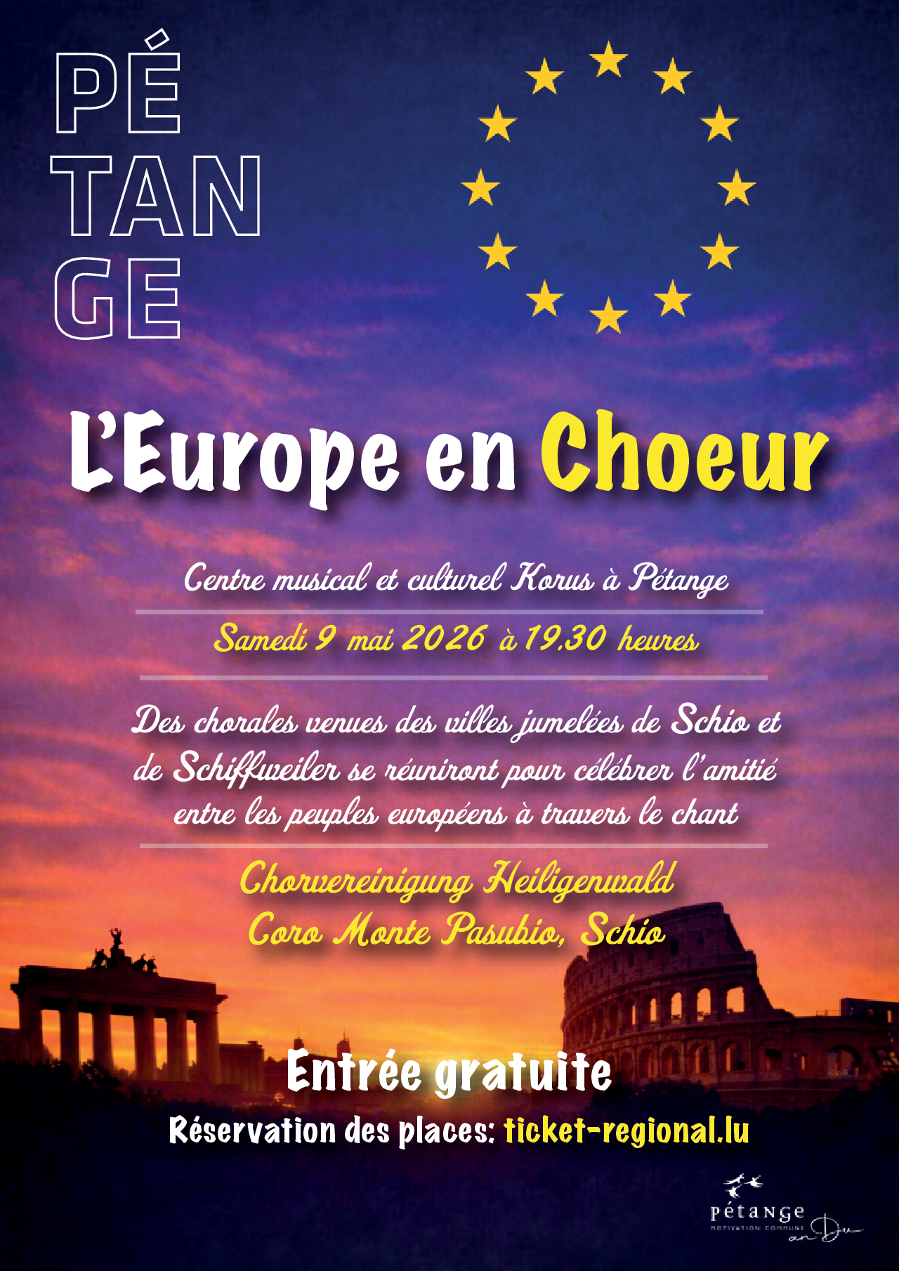 Aweiung 2026 - L'Europe en Choeur