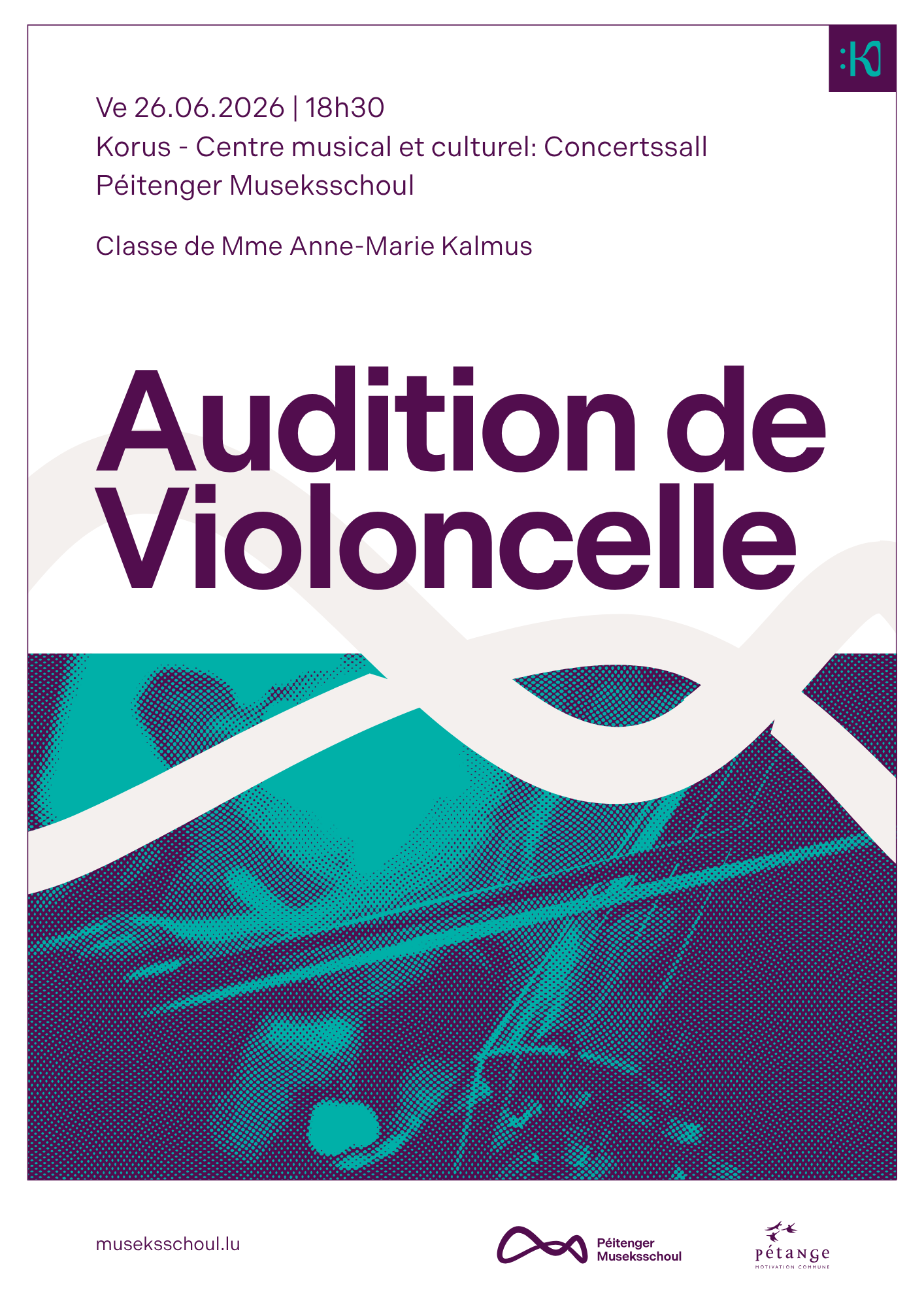 Audition Classe de Violoncelle