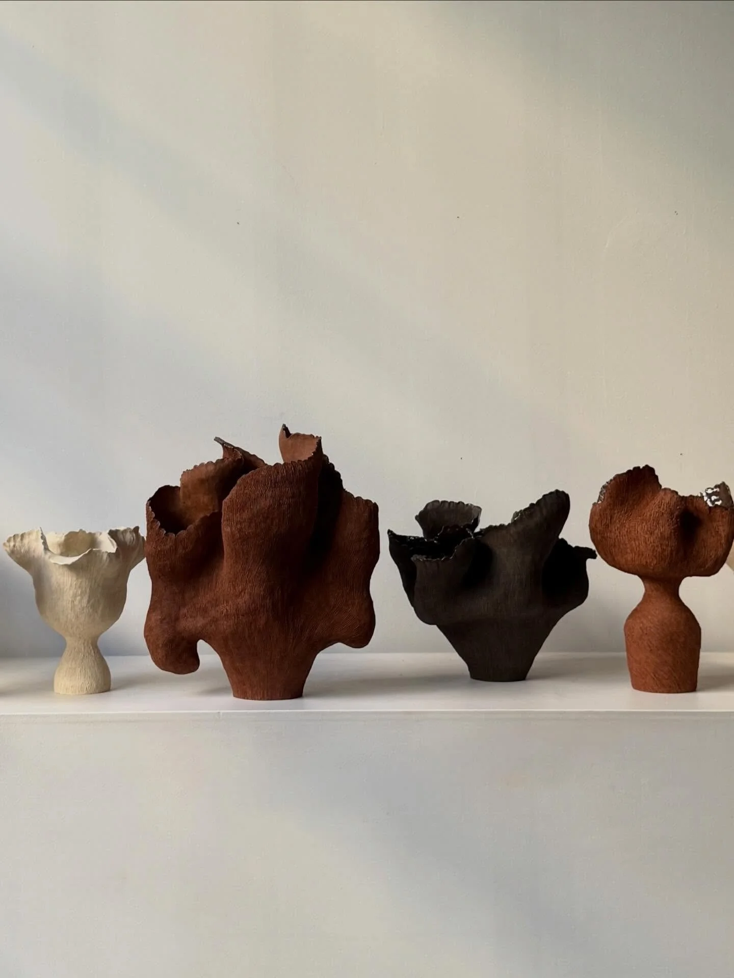 current fave in studio&hellip;🤎
love the surface &amp; flow..new silhouette, thinking on direction, where to take this piece and what to build next 🥀
#inthestudio