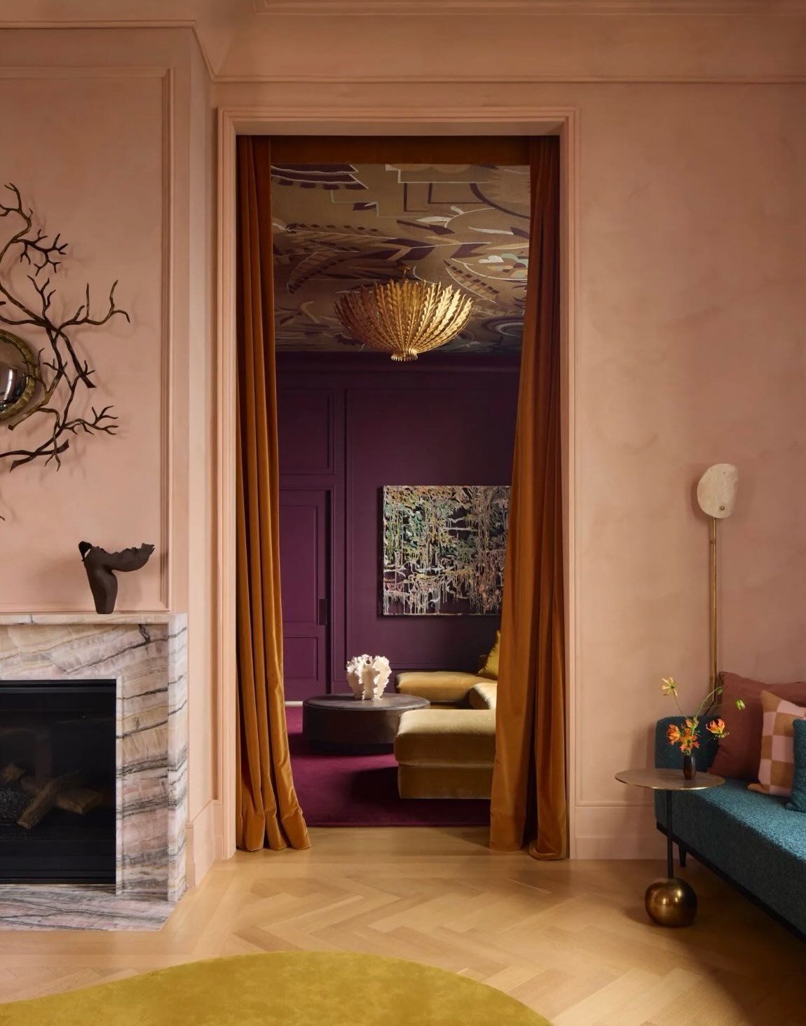 super happy to be included in this beautiful project featured in AD 🤎 the Rhythm V &amp; Frutti Di Mare l sculptures are too :)🤎
thank you Mariana 🤎
Gorgeous interior design by @jrugg8 
super photos @gievesanderson 
and beautiful styling by @maria