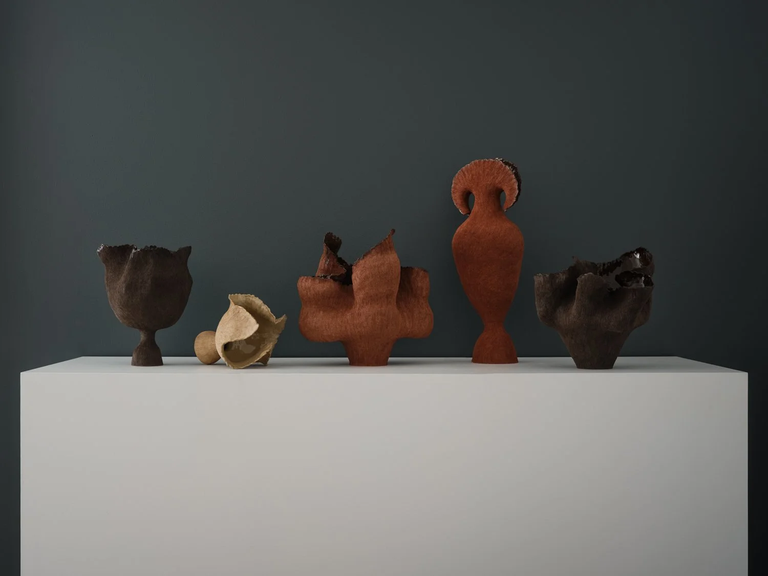 tania whalen sculptural ceramics on view at Dernier Cri NYC