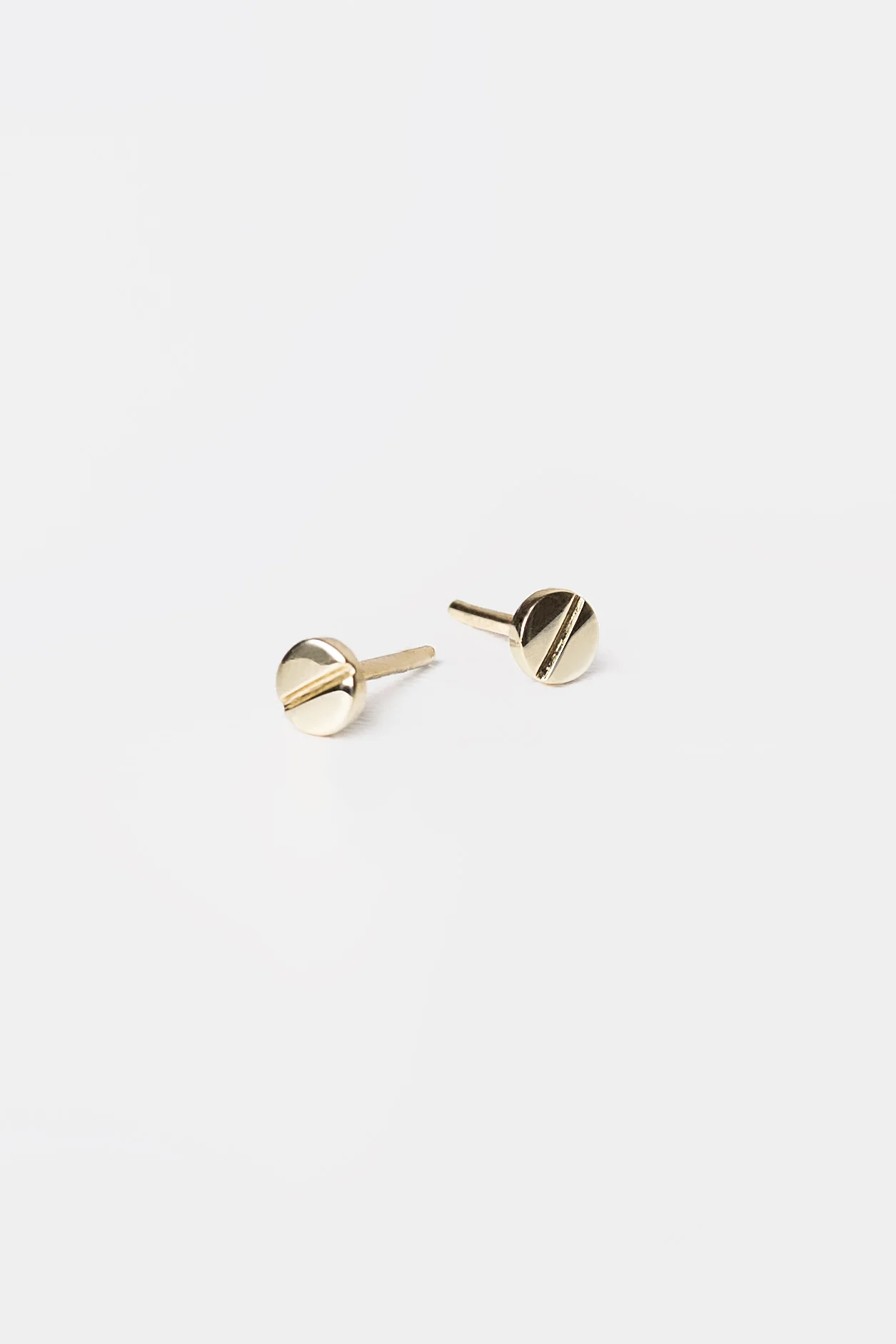little srew stud earrings