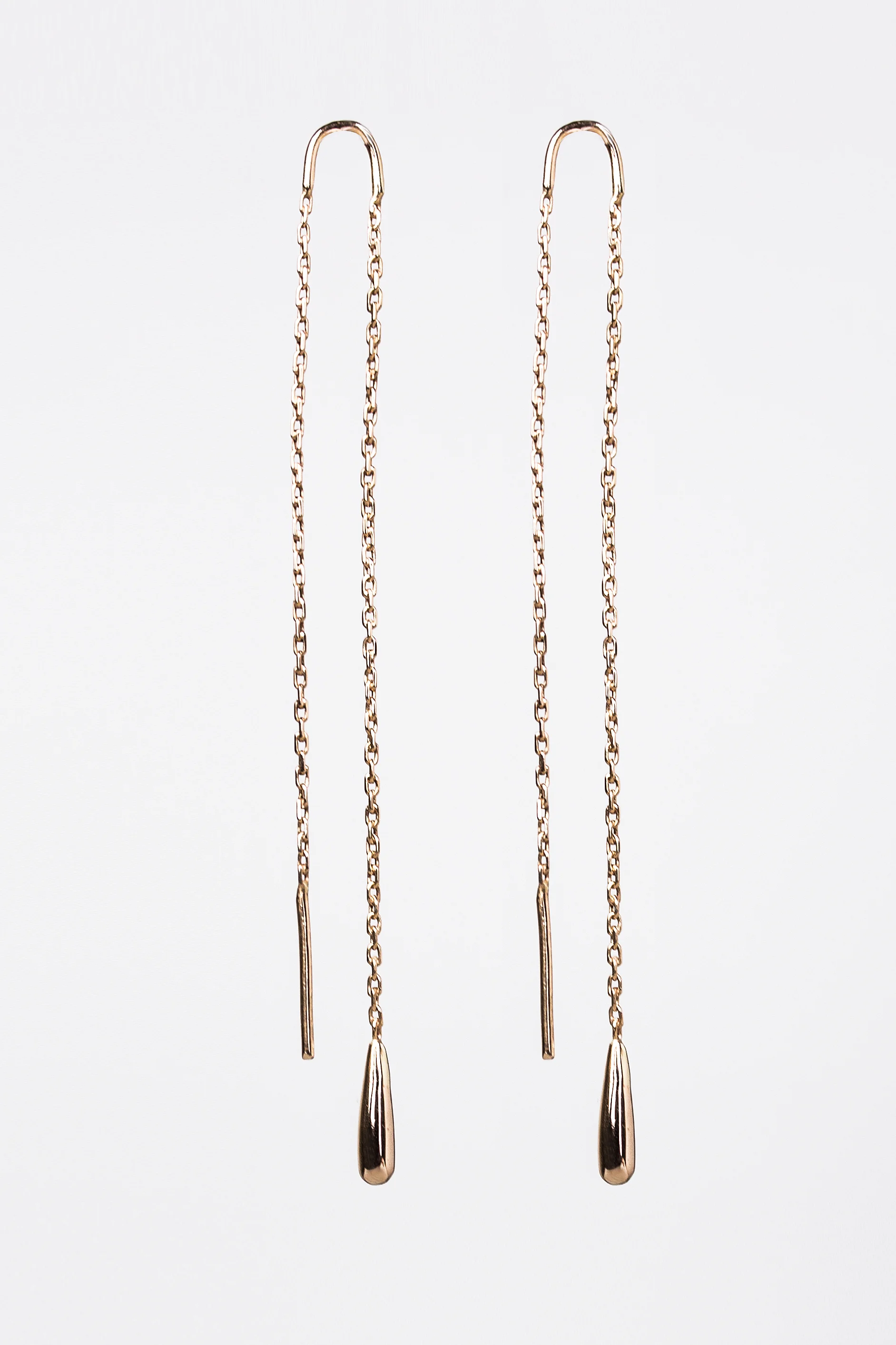 Livia drop earrings yellow gold