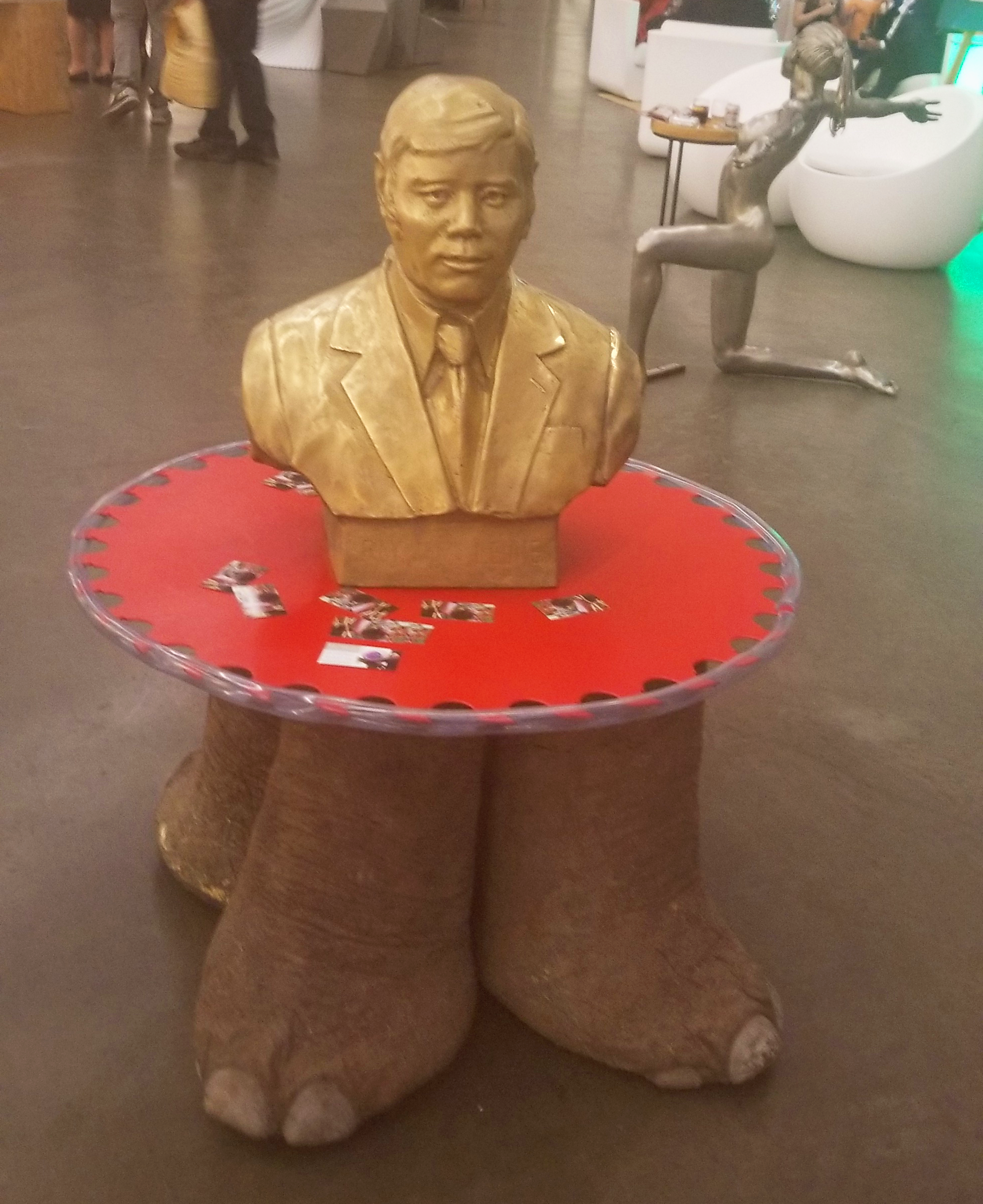 "Elephant Feet Table"