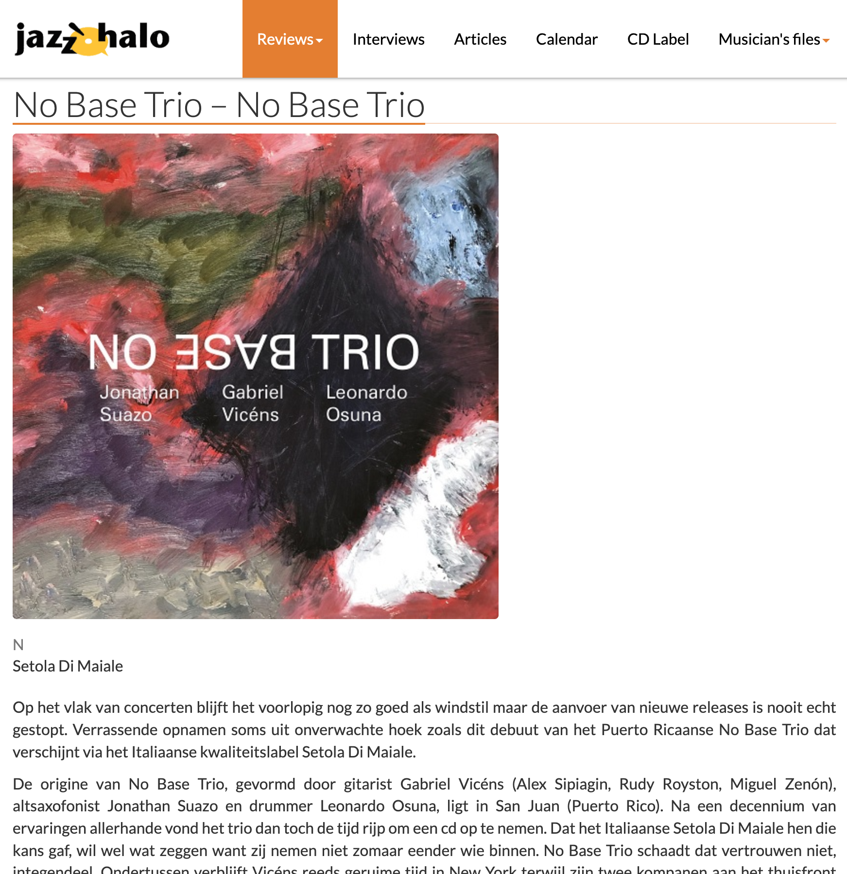 Jazz'halo (Belgium) August 2020