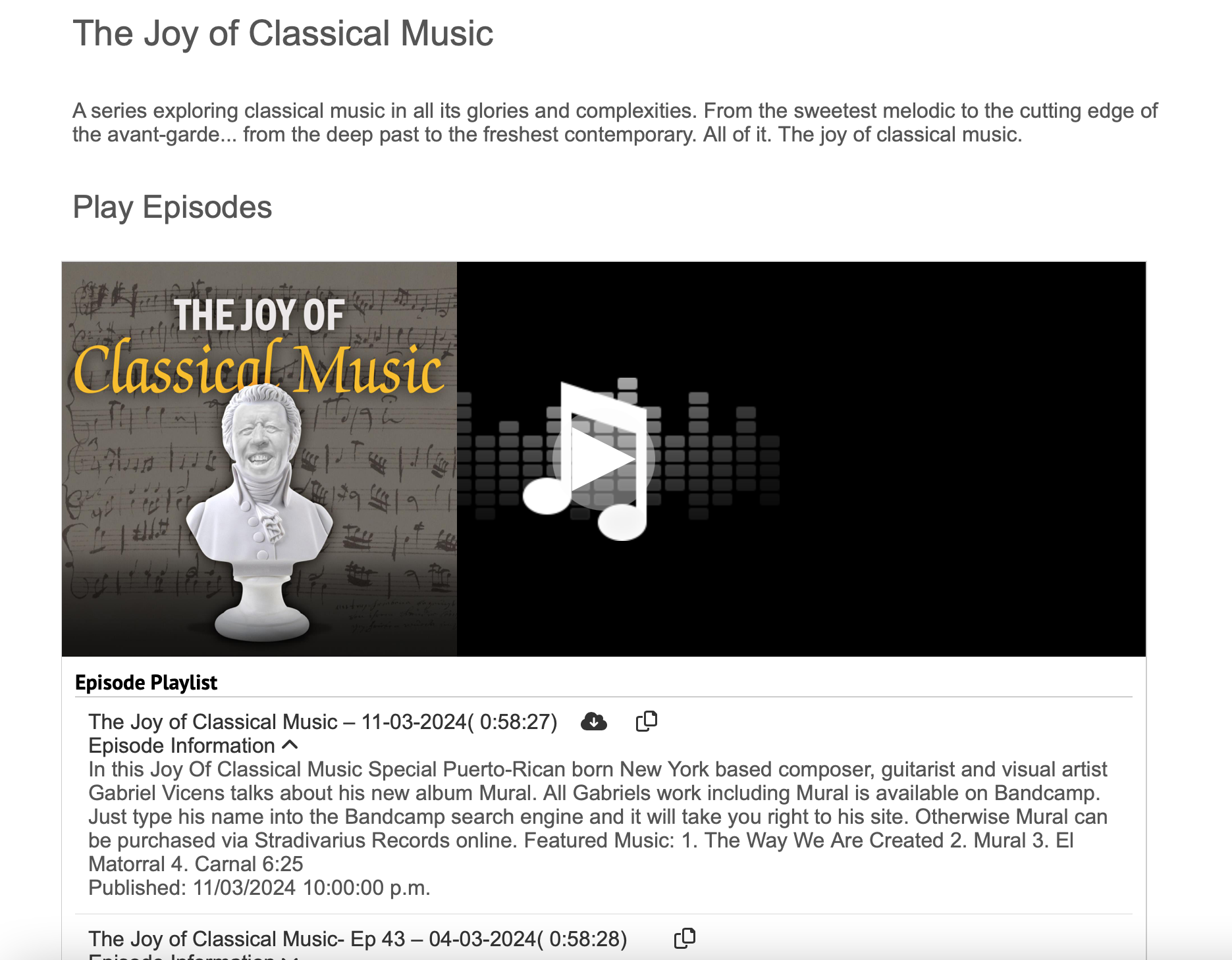 The Joy of Classical Music (New Zealand) March 2024