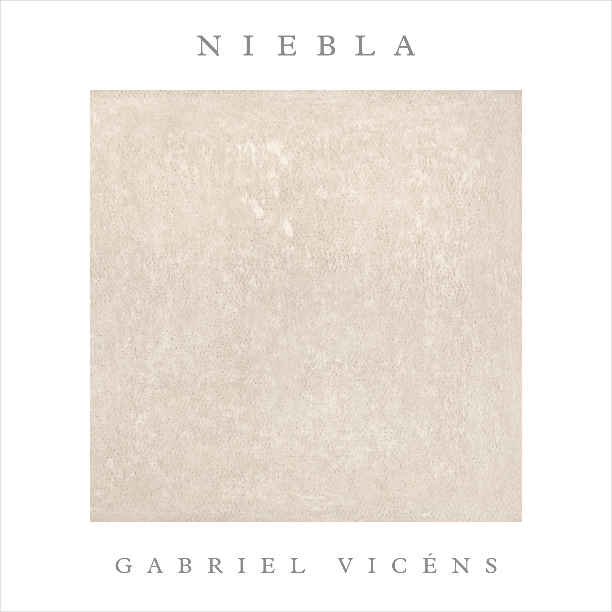 Gabriel Vicéns - Niebla (album cover)