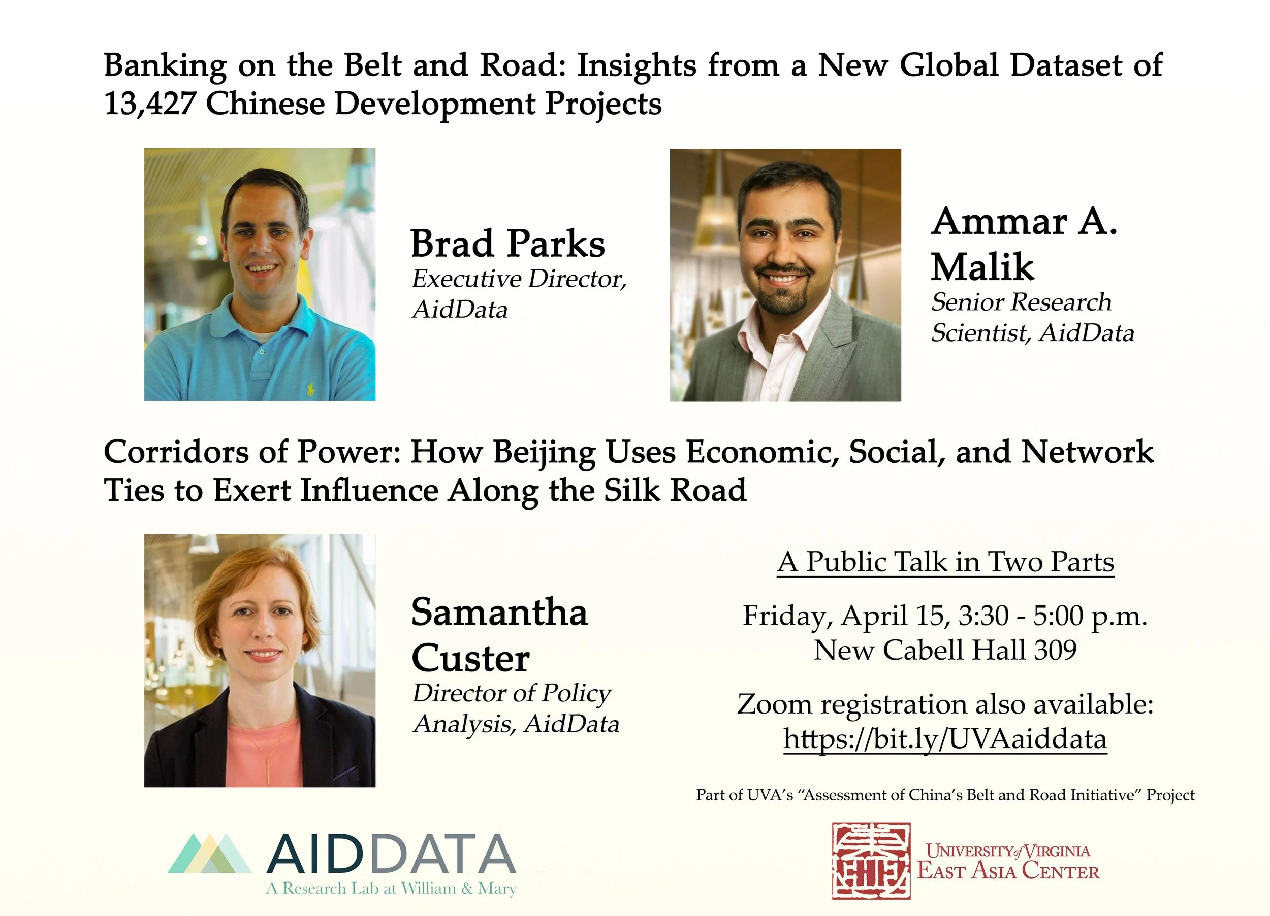 Past Events — Assessment of China's Belt and Road Initiative