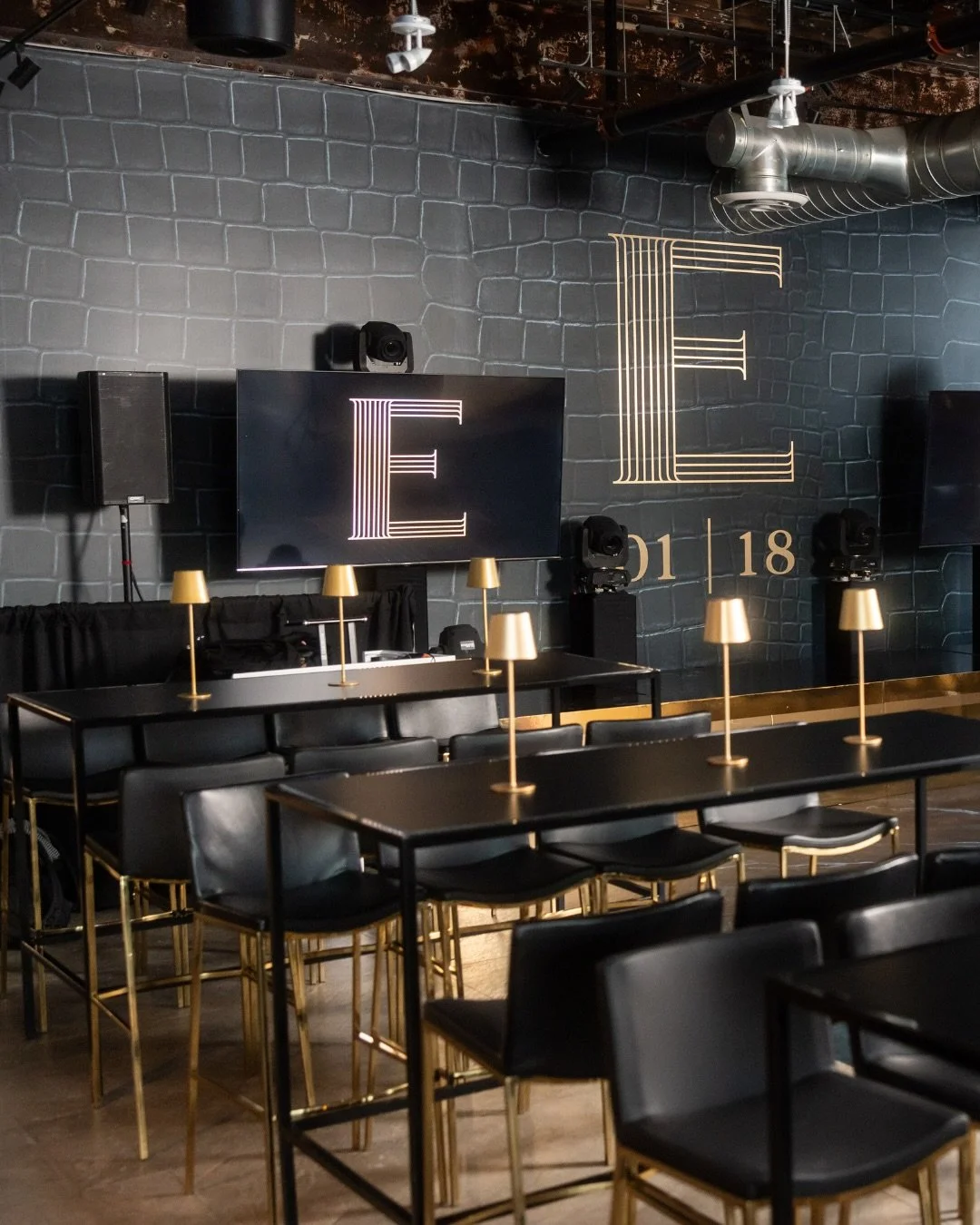 Built on texture, contrast, and curated details, @rockpaperevents &amp; @jessicabakercreative styled @gracevenue as a moody lounge for this Mitzvah. Alligator-inspired vinyls and stationery brought that extra layer of luxury, while @tobenfoodbydesign