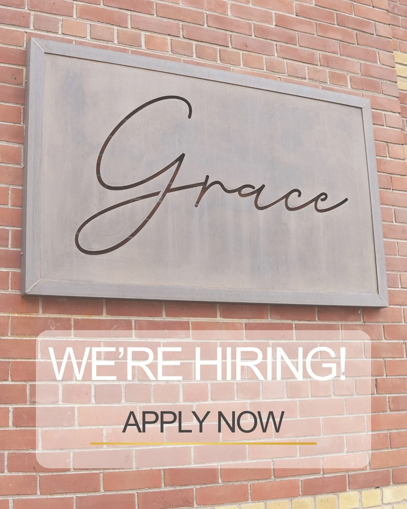 Can you step into a blank space and instantly picture the celebration?
Do you love collaborating with industry professionals and want to help grow a brand?

Grace is hiring a Venue Coordinator.

We&rsquo;re looking for someone organized and confident