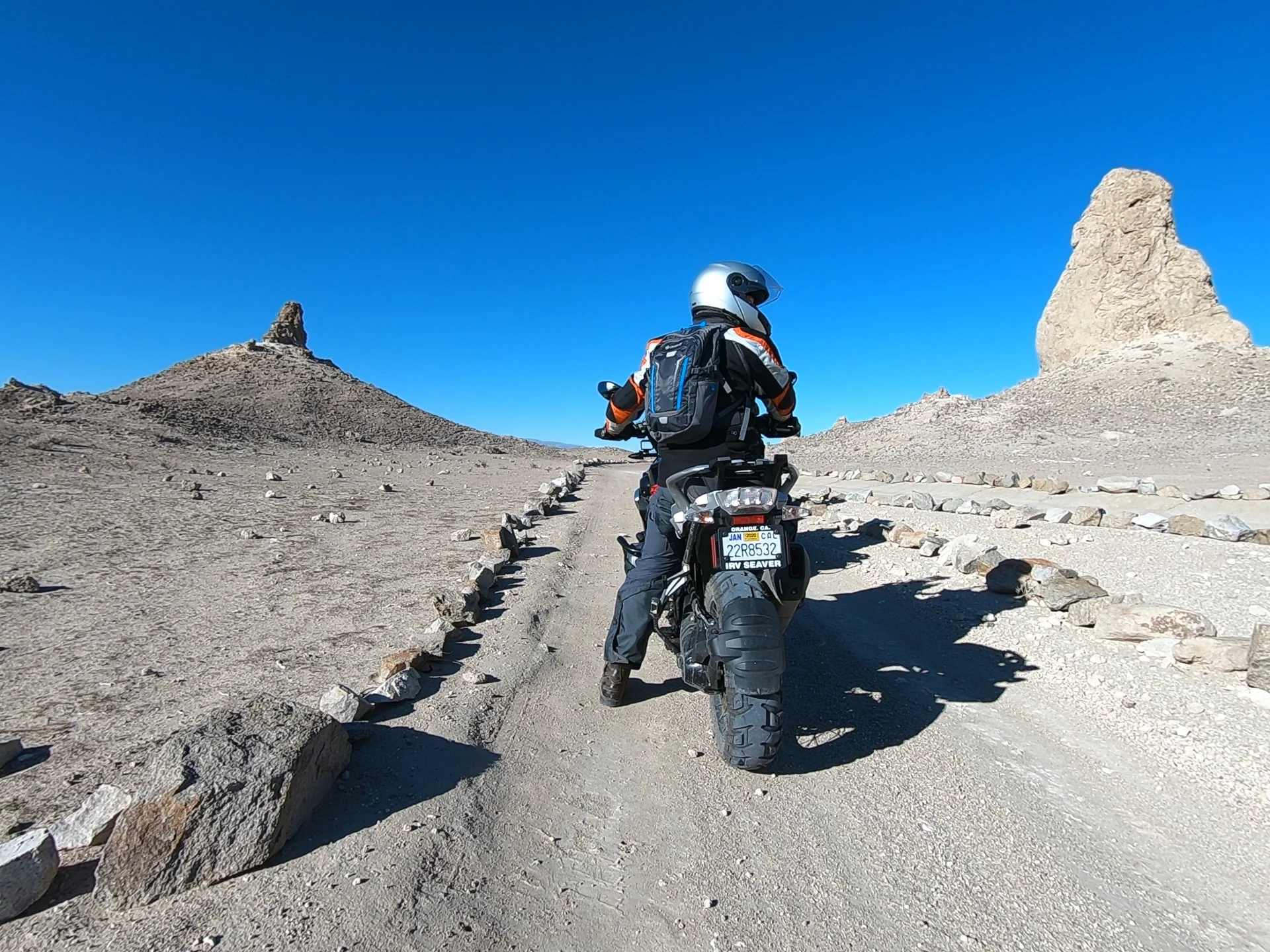Entering Trona Pinnacles