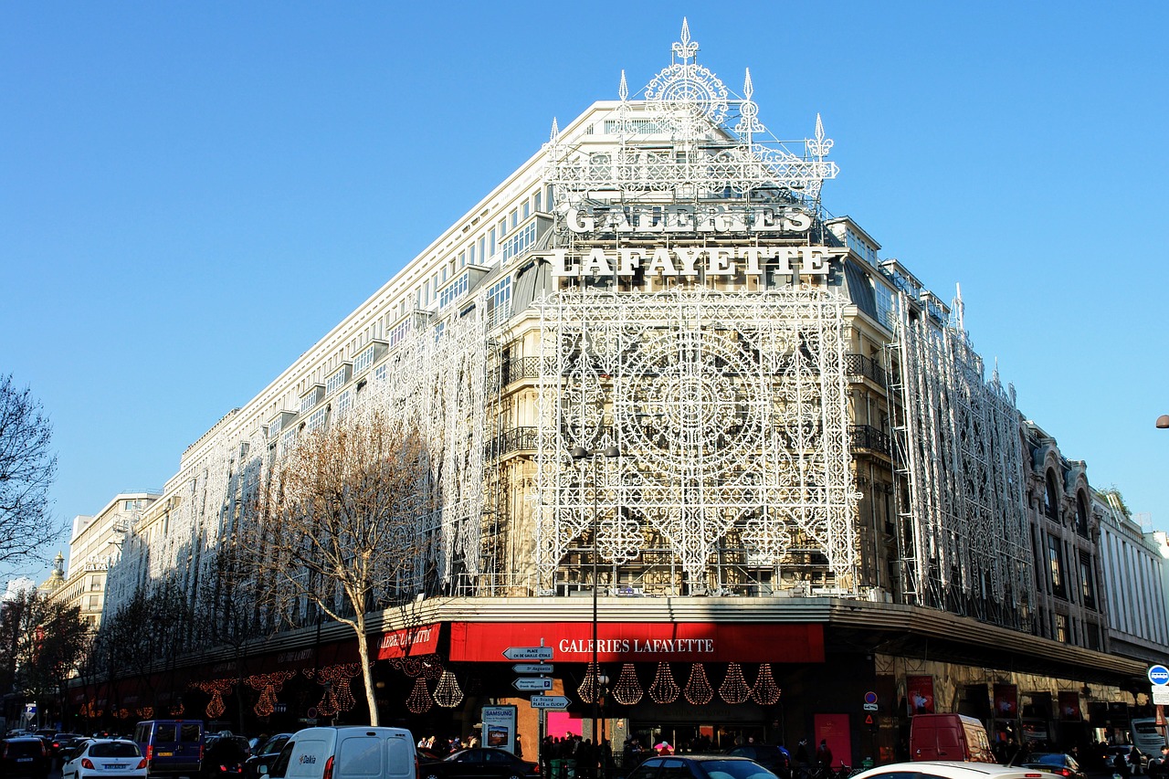 Galeries La Fayette at Christmas