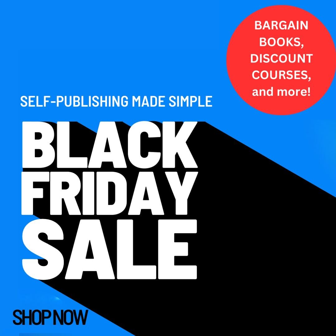 We all know that being a self-published author is a remarkable journey filled with challenges and triumphs. As a self-publishing community, we're here to lift each other and celebrate our collective successes. This Black Friday Bundle is our way of s