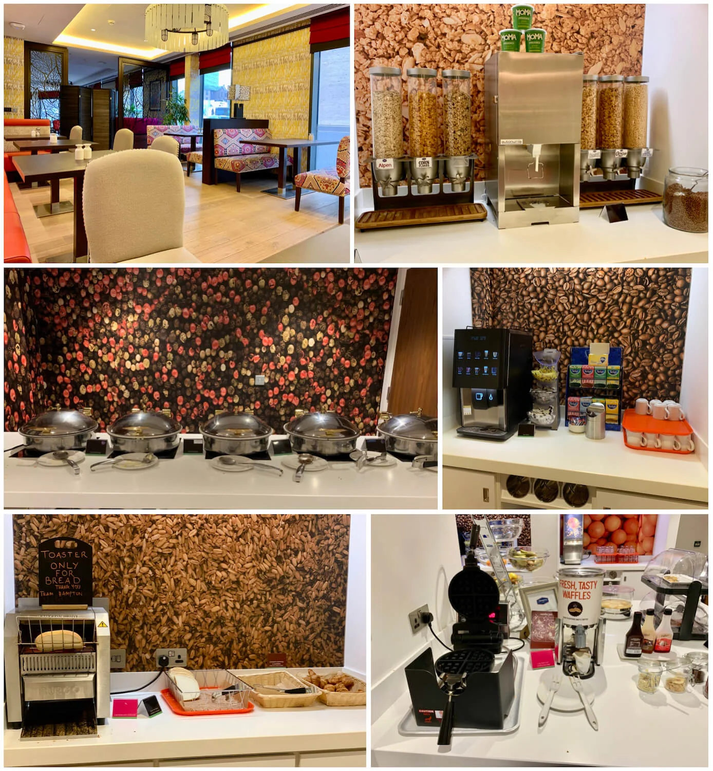 Breakfast Buffet - Hampton By Hilton Hotel, Dundee