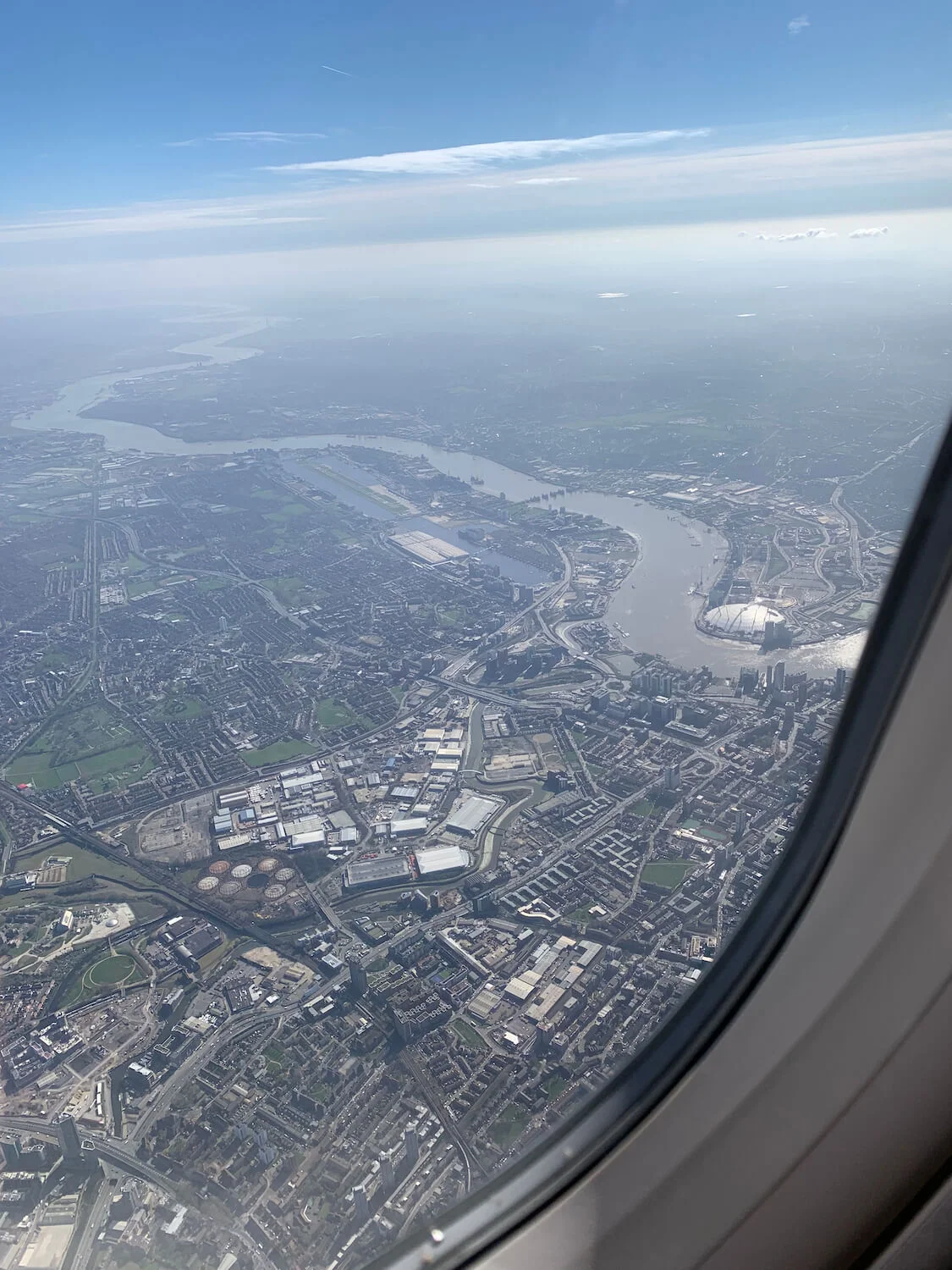 British Airways Club Europe Airbus A321 London Window View