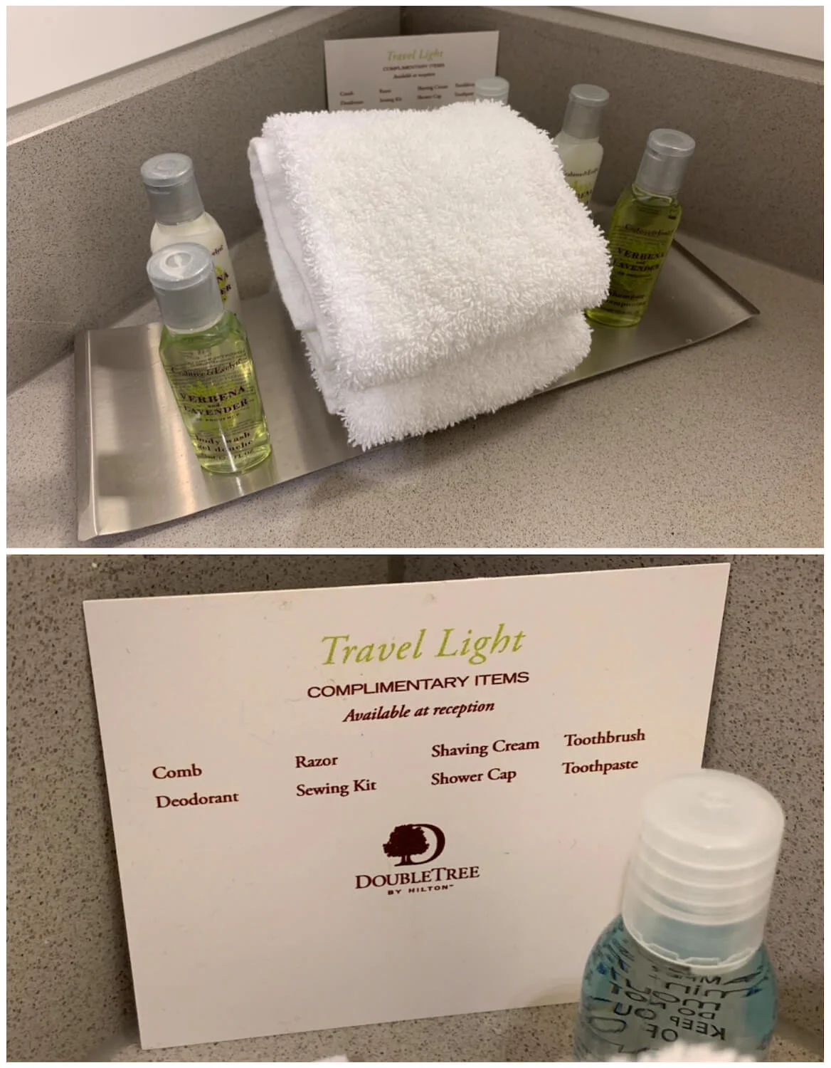DoubleTree Glasgow Executive Room - Bathroom Toiletries