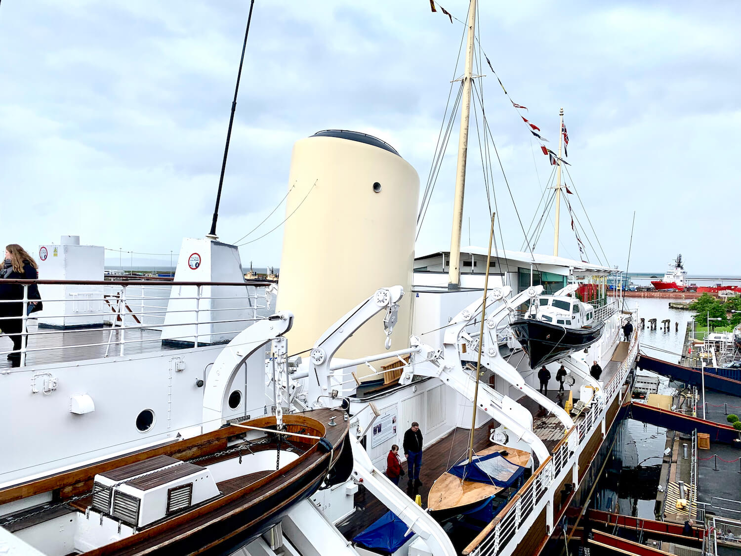 Our Departure Board - Royal Yacht Britannia