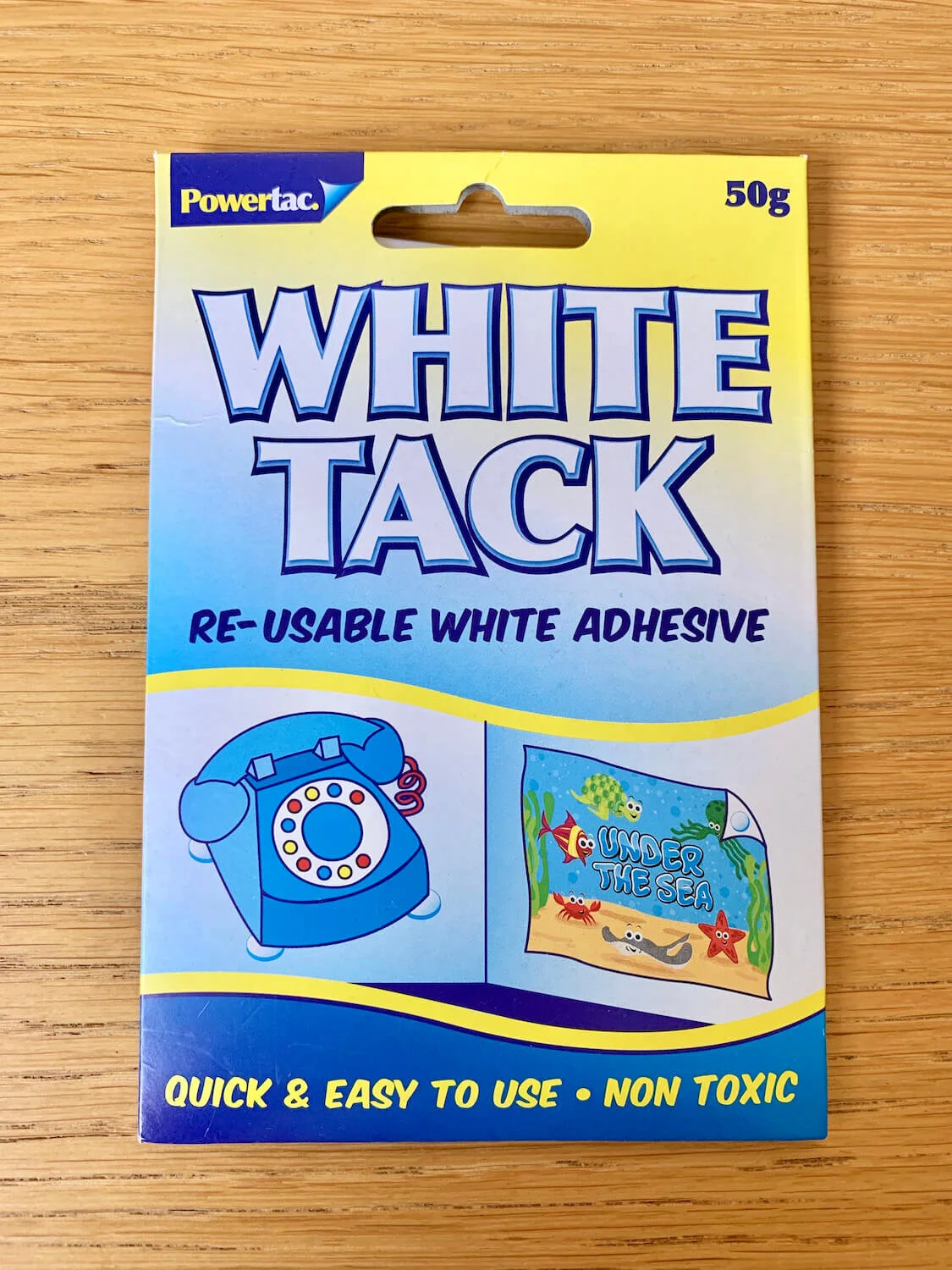 White Tack For Sticking Pressed Pennies on Cork Board