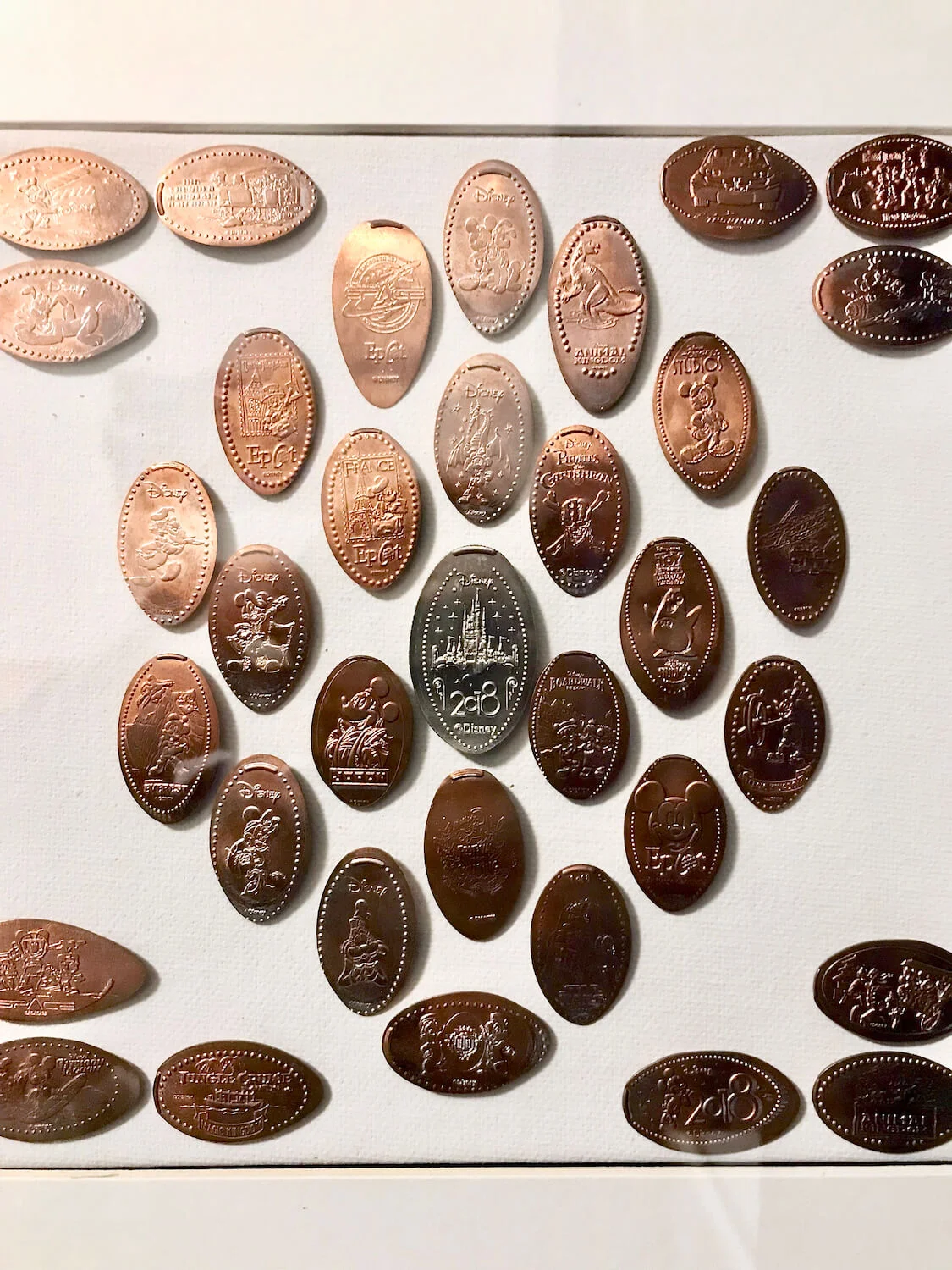 How To Display Disney Pennies and Pin Badges