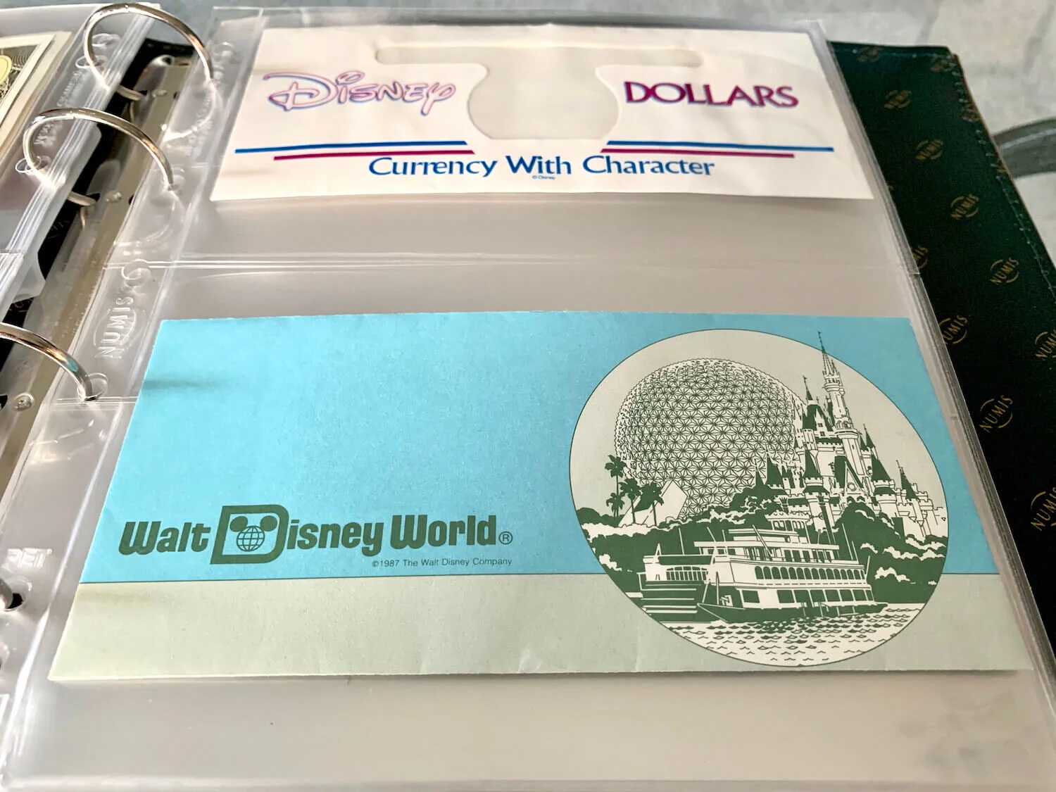 Disney Dollar Storage - Not In Envelopes