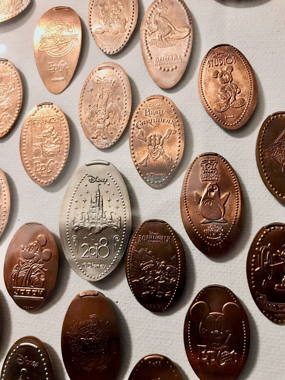 Bambi Jiminy Cricket Details about   Living With The Land Epcot Set Of Eight Pressed Pennies 