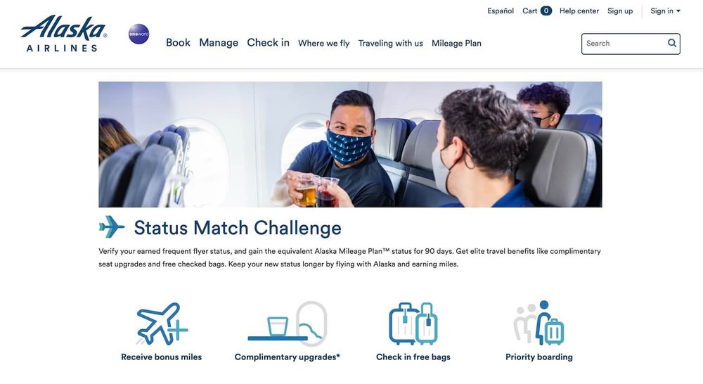 How To Status Match Delta To Alaska Airlines Mileage Plan — Our