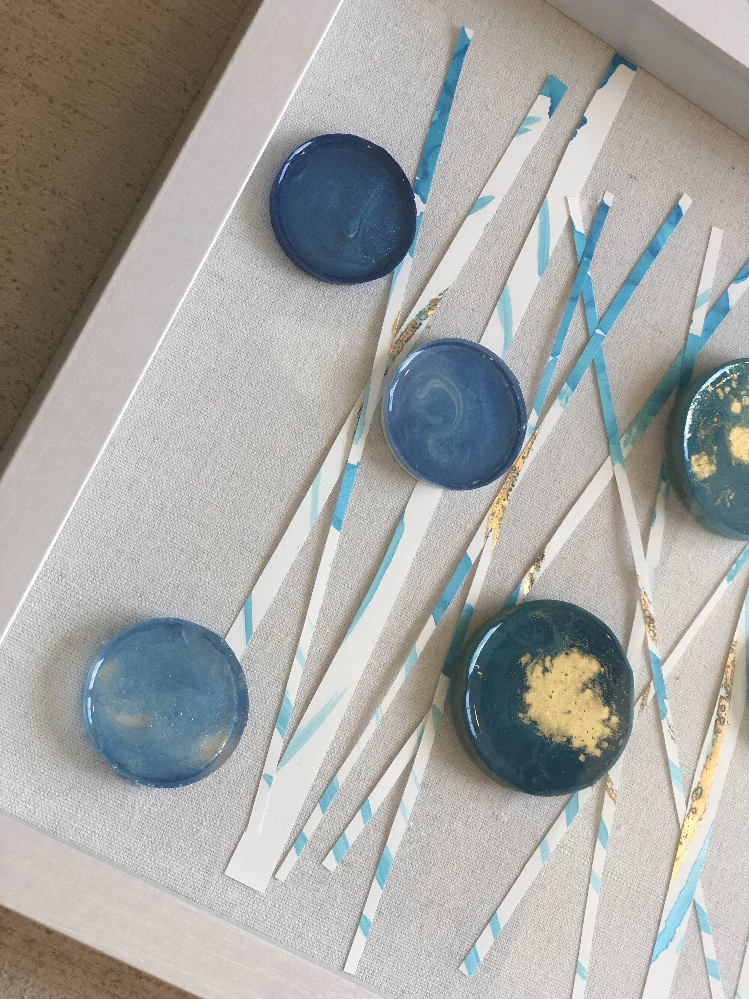 resin rain drops