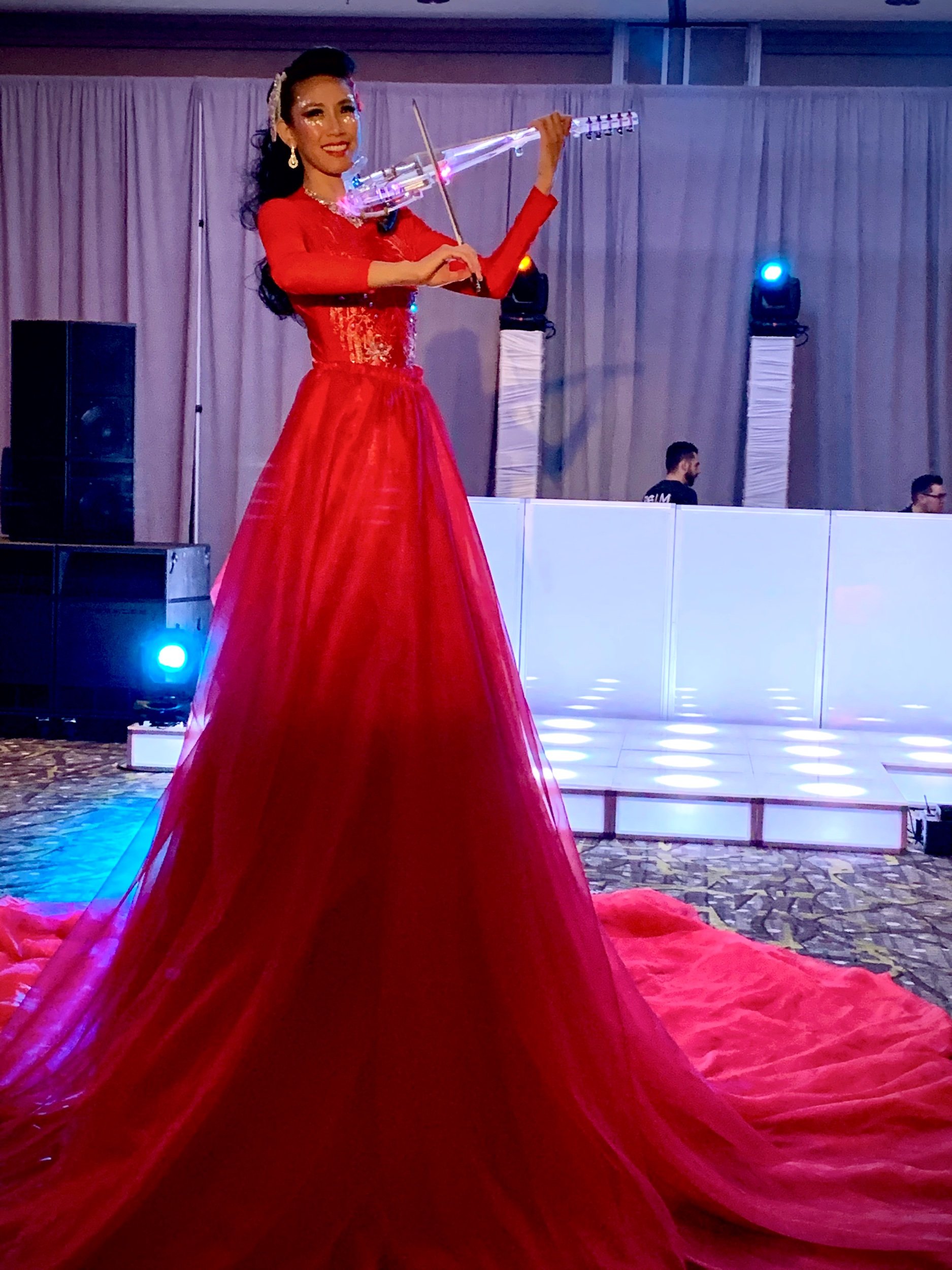 Scarlet Red Tower Gown
