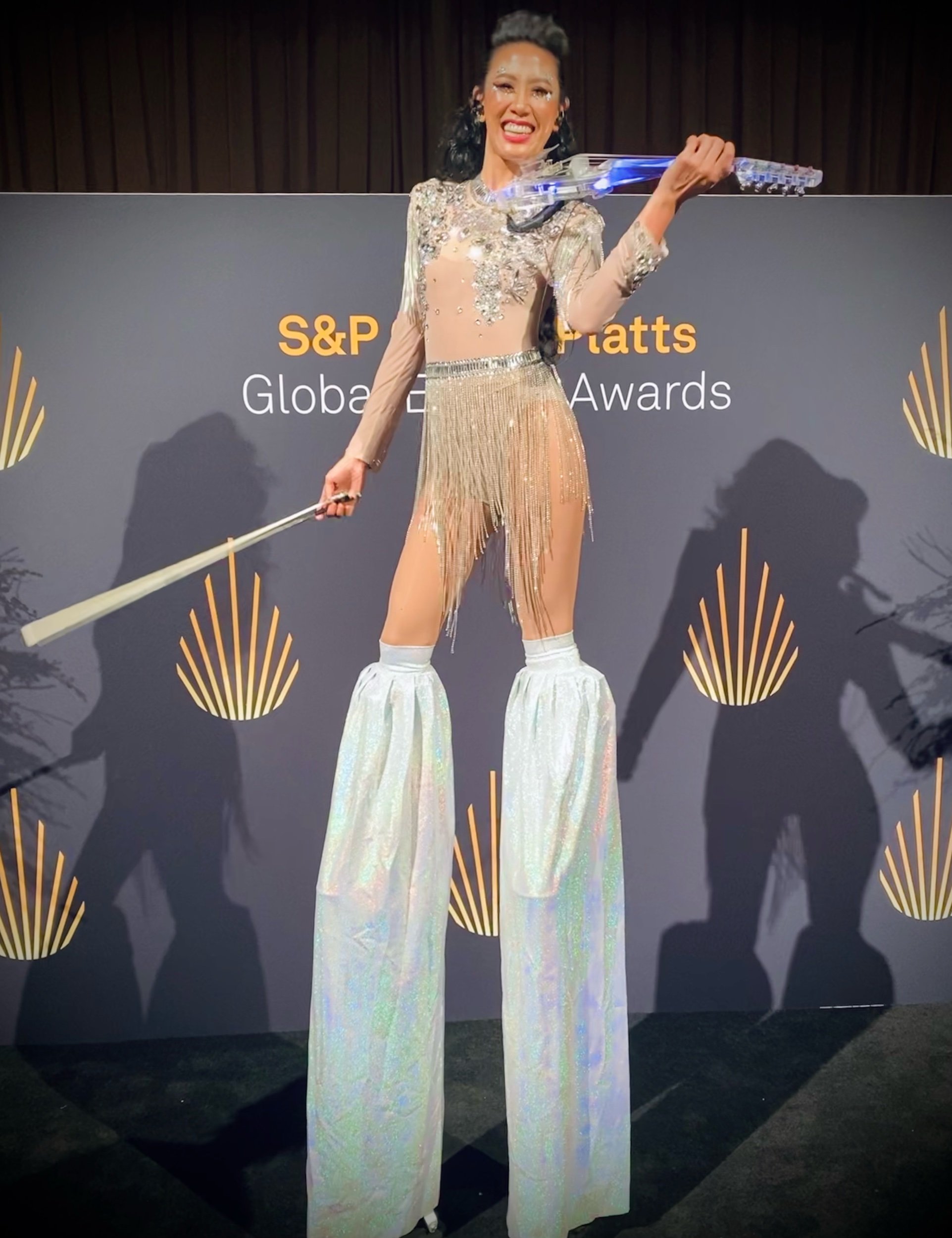 Crystal Stiltwalking Violin
