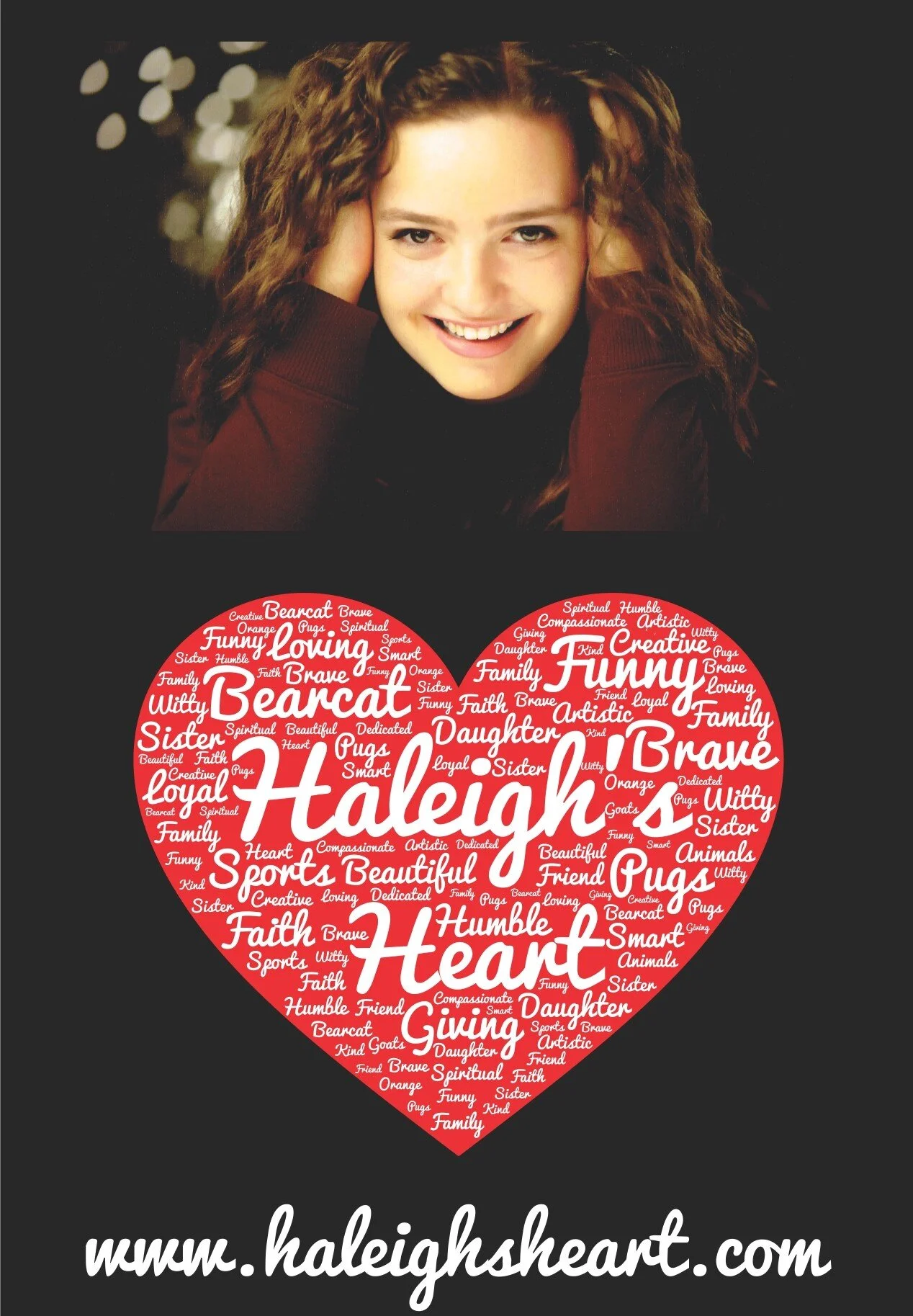 Haleigh's Heart Information Post Cards