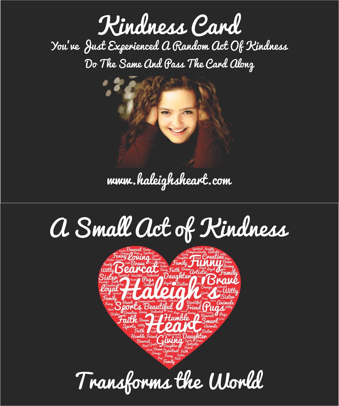 Haleigh's Heart Kindness Cards — HALEIGH'S HEART