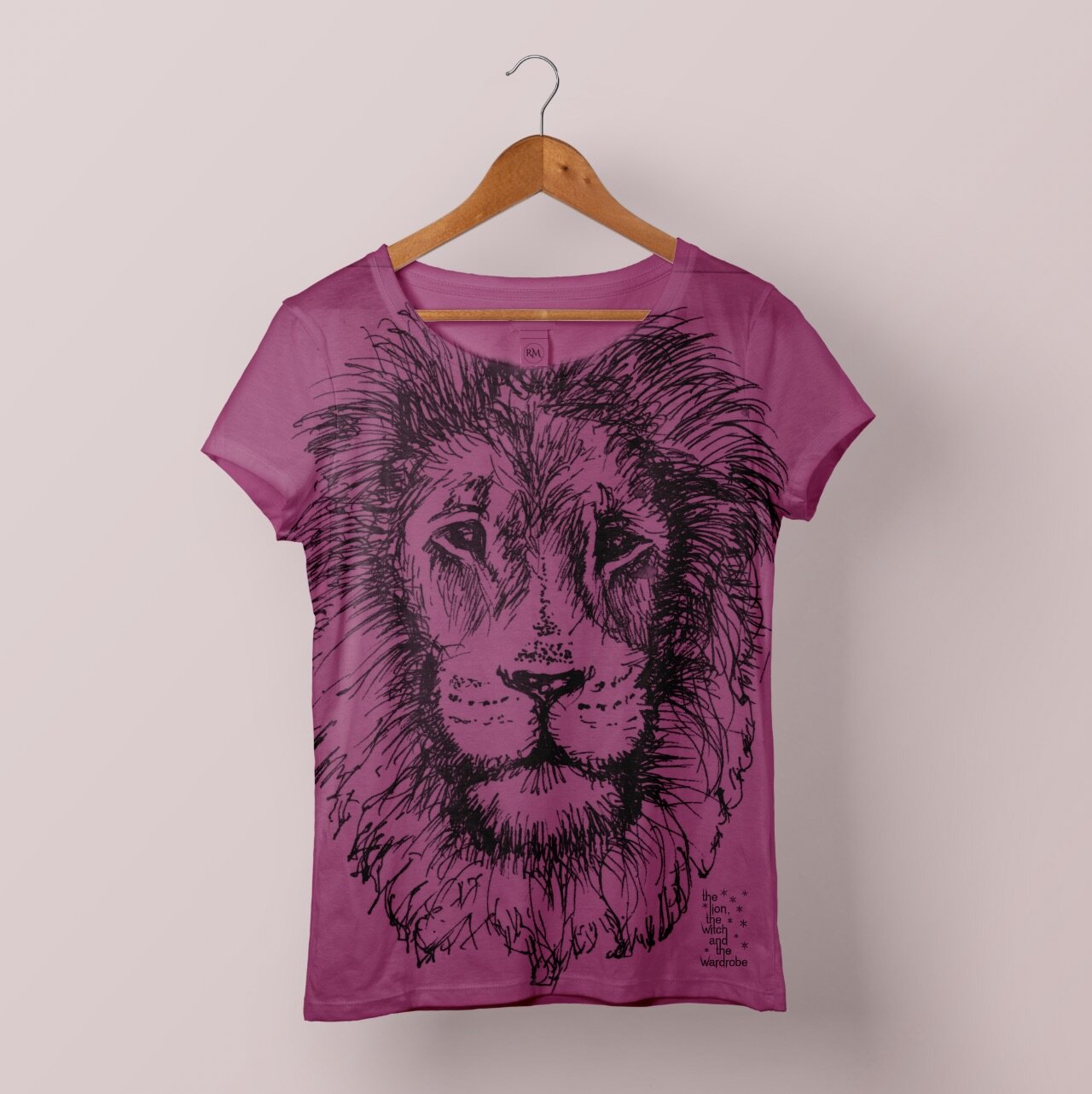 lion pink tshirt.jpg