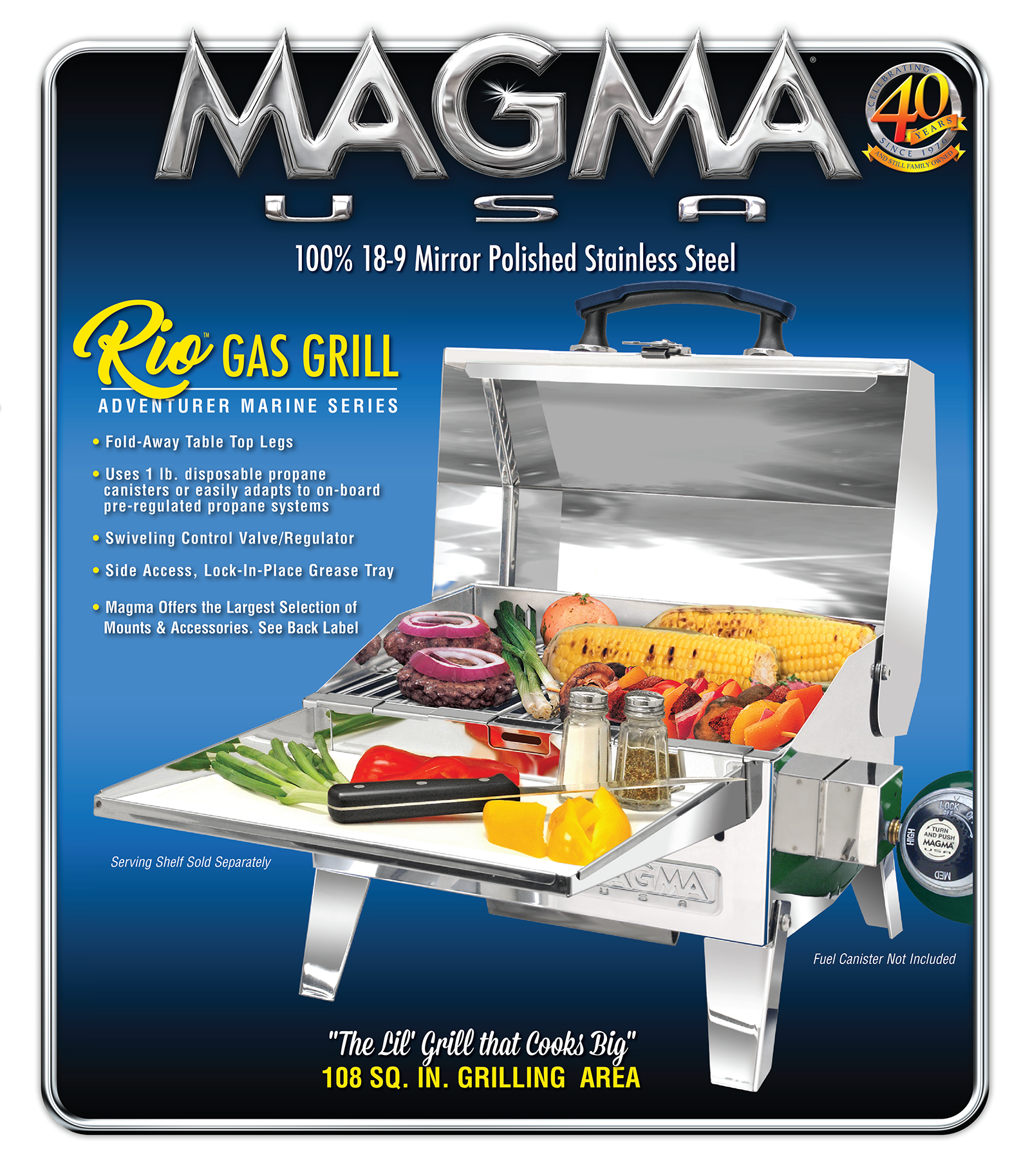Magma Adventurer Marine Series Cabo GAS Grill