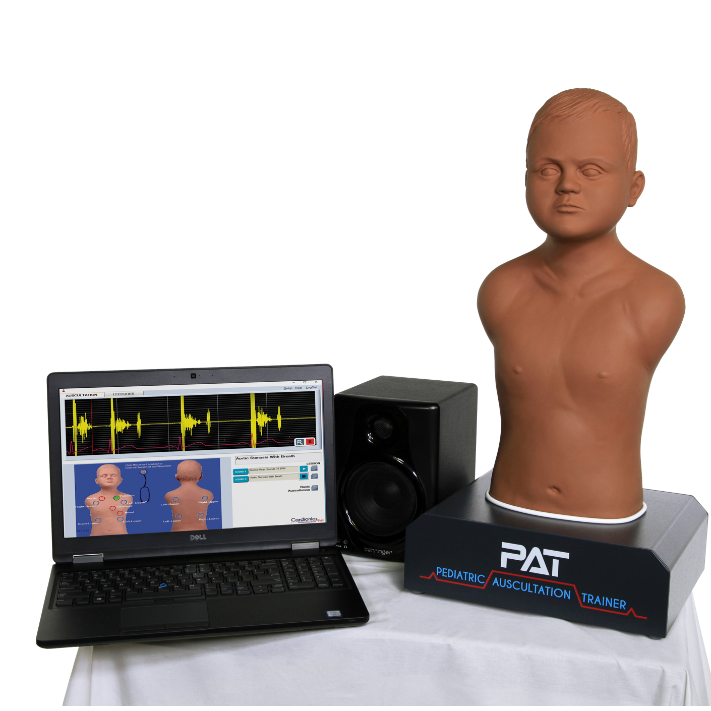 PAT® - Pediatric Auscultation Trainer | Cardionics Learning System