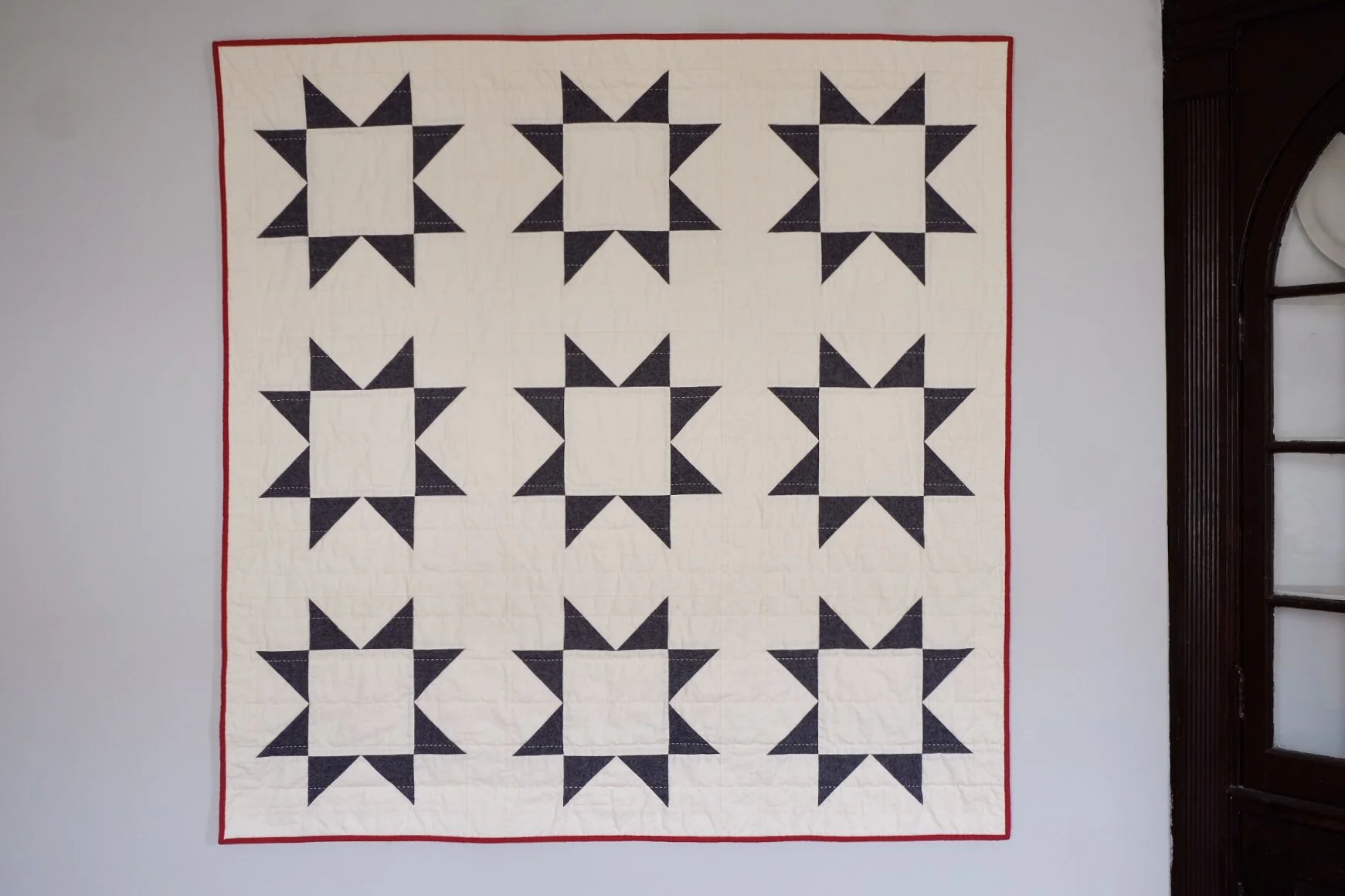 Charcoal Sawtooth Quilt