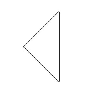 Triangle 17 X 8