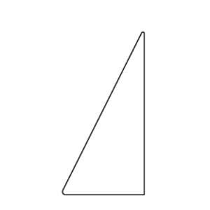 Triangle 13 x 26