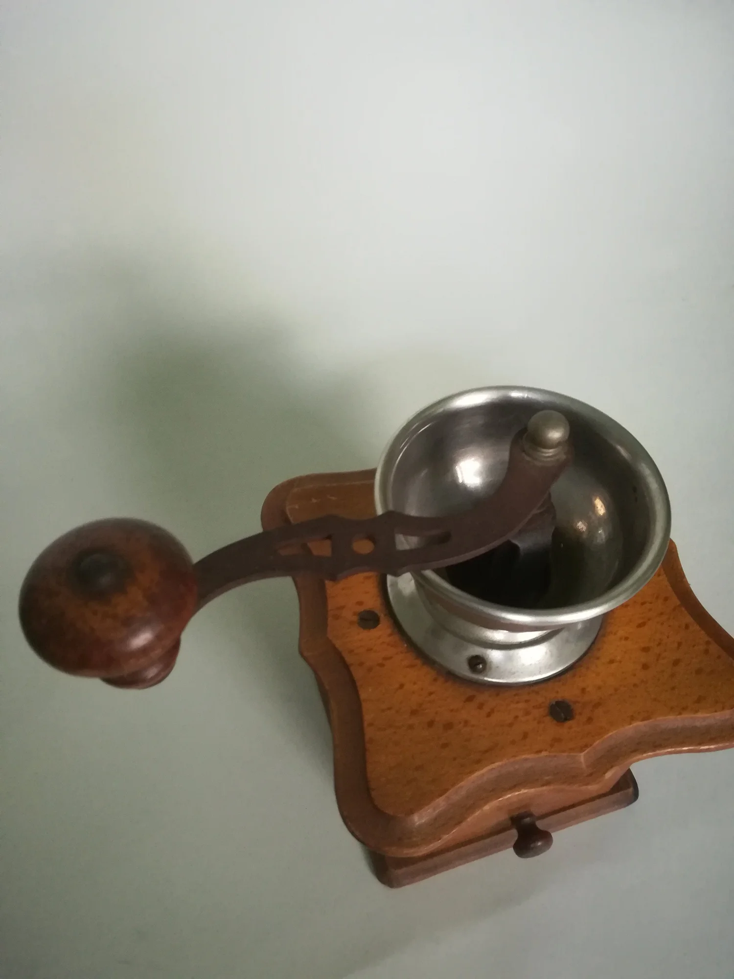 Vintage Petges Coffee Grinder Belgium 1940s Table Mill