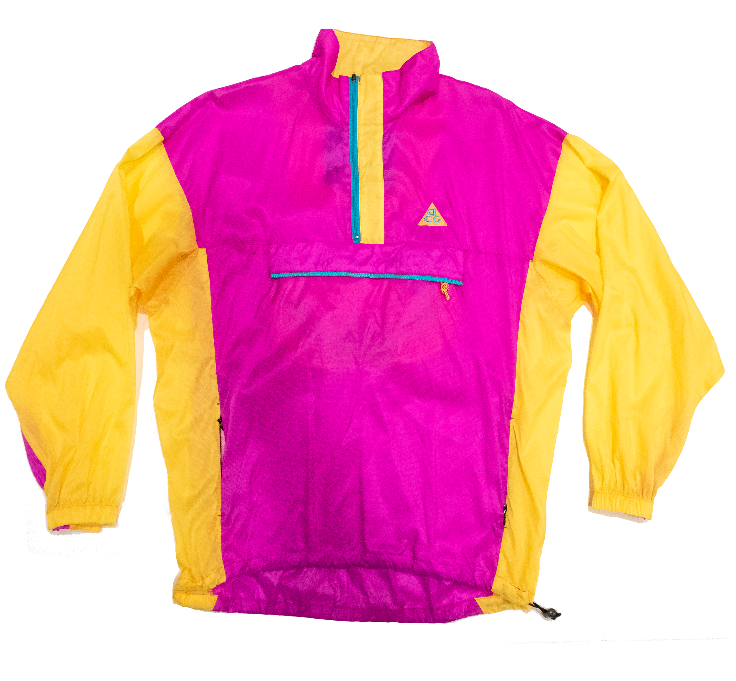 nike pink and yellow windbreaker