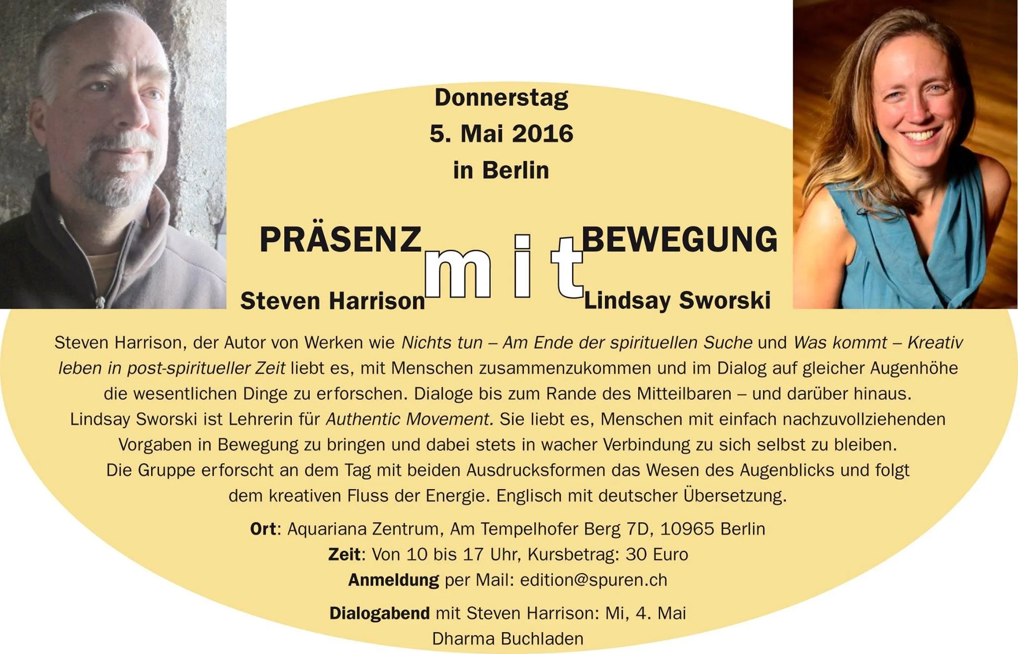 Day-long Dialog and Movement retreat in Berlin, 2016