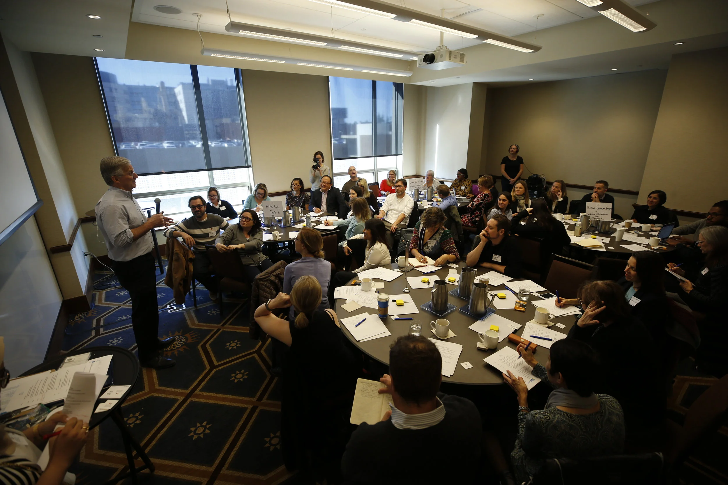 Harvard’s Dr Rick Weissbourd encourages the room to consider how mature romantic love is portrayed
