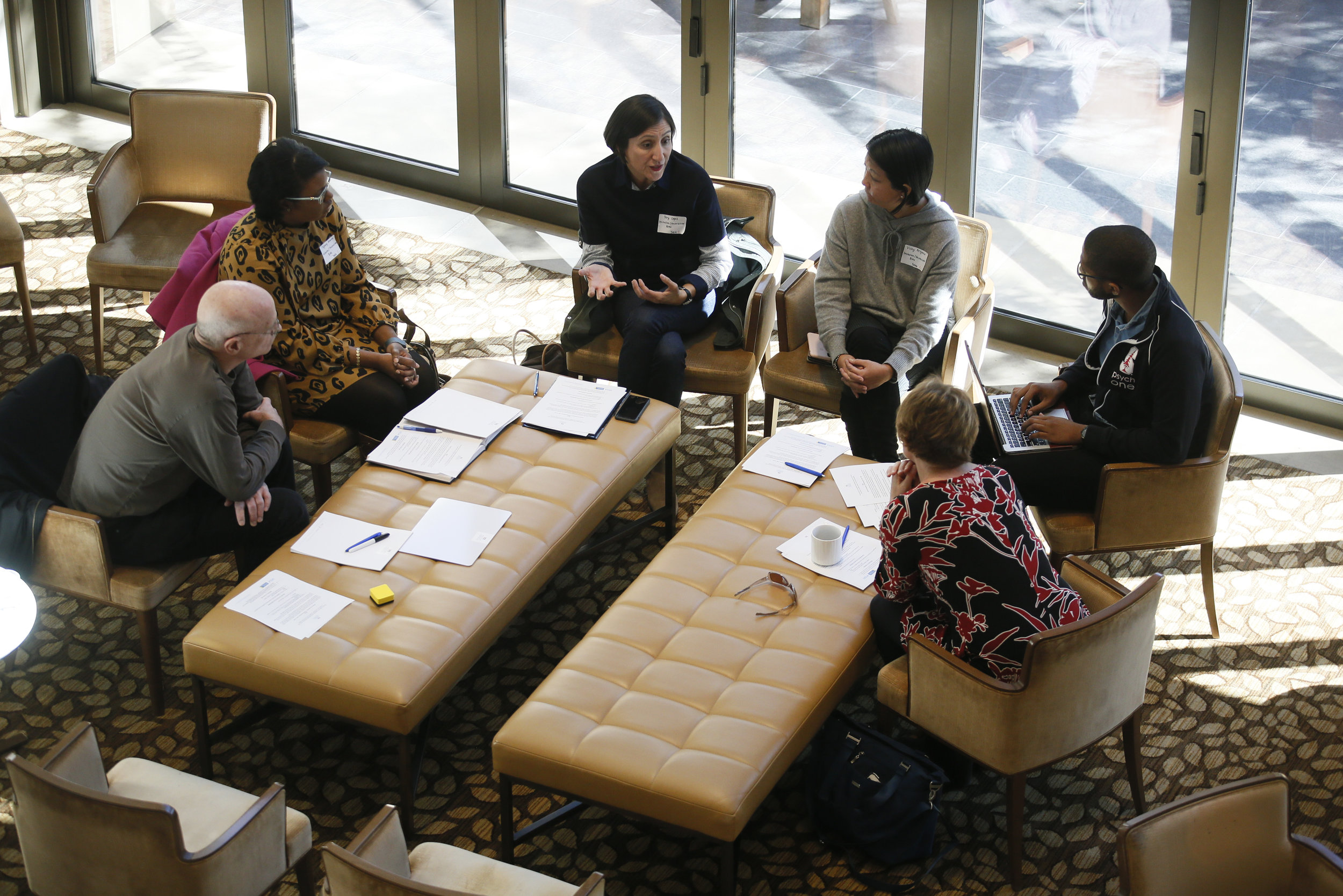 Disney Channel’s Vicki Ariyasu,WGA’s Tery Lopez, UCLA Psychology student Gerald Higginbotham, M.A, UCI Professor Candice Odgers, UCLA’s Tiffany N. Brannon, Ph.D. and screenwriter Jim Uhls discuss inclusion and unconscious bias