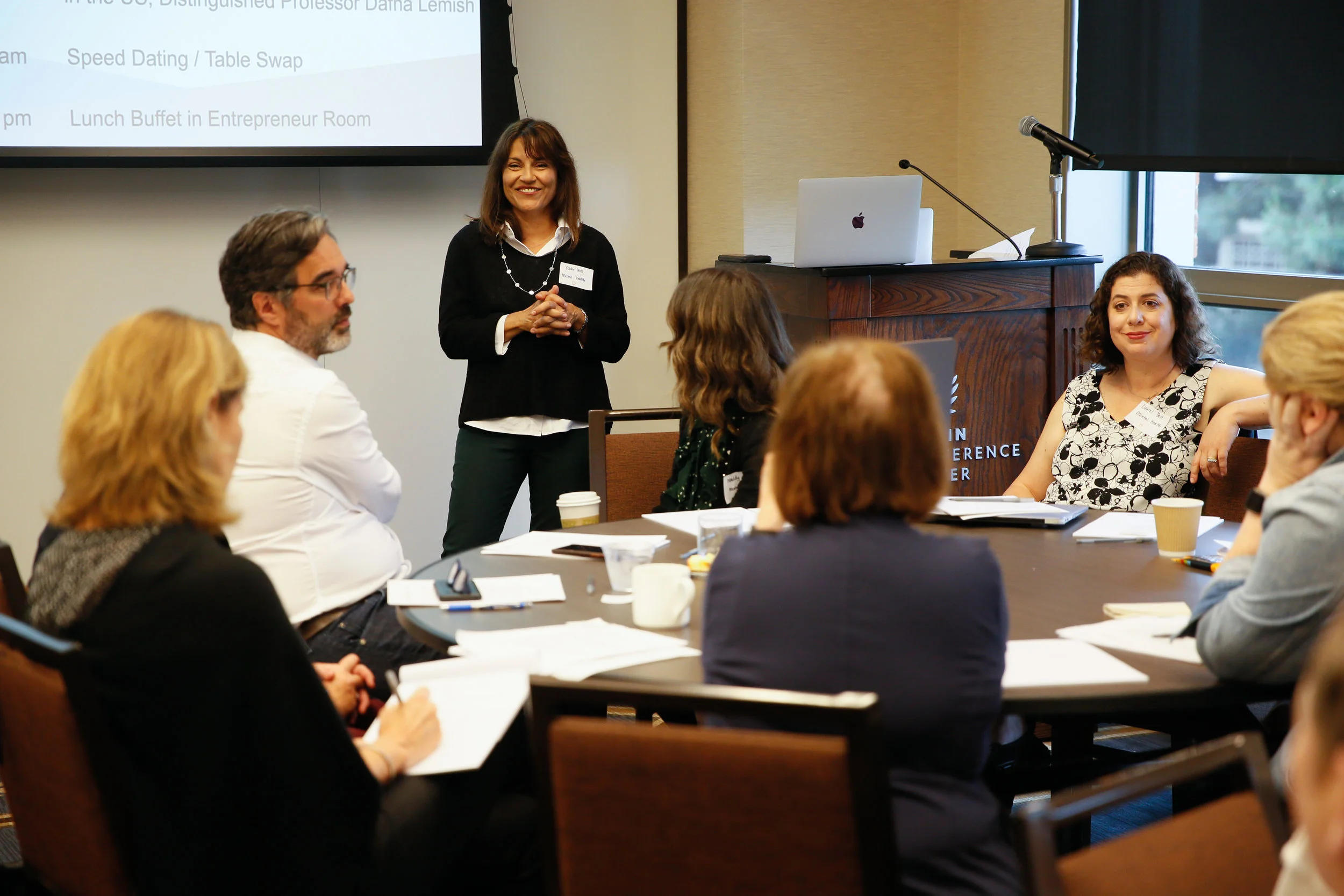 Kicking off the day with a presentation by CSS Founder and Executive Director Yalda T. Uhls.