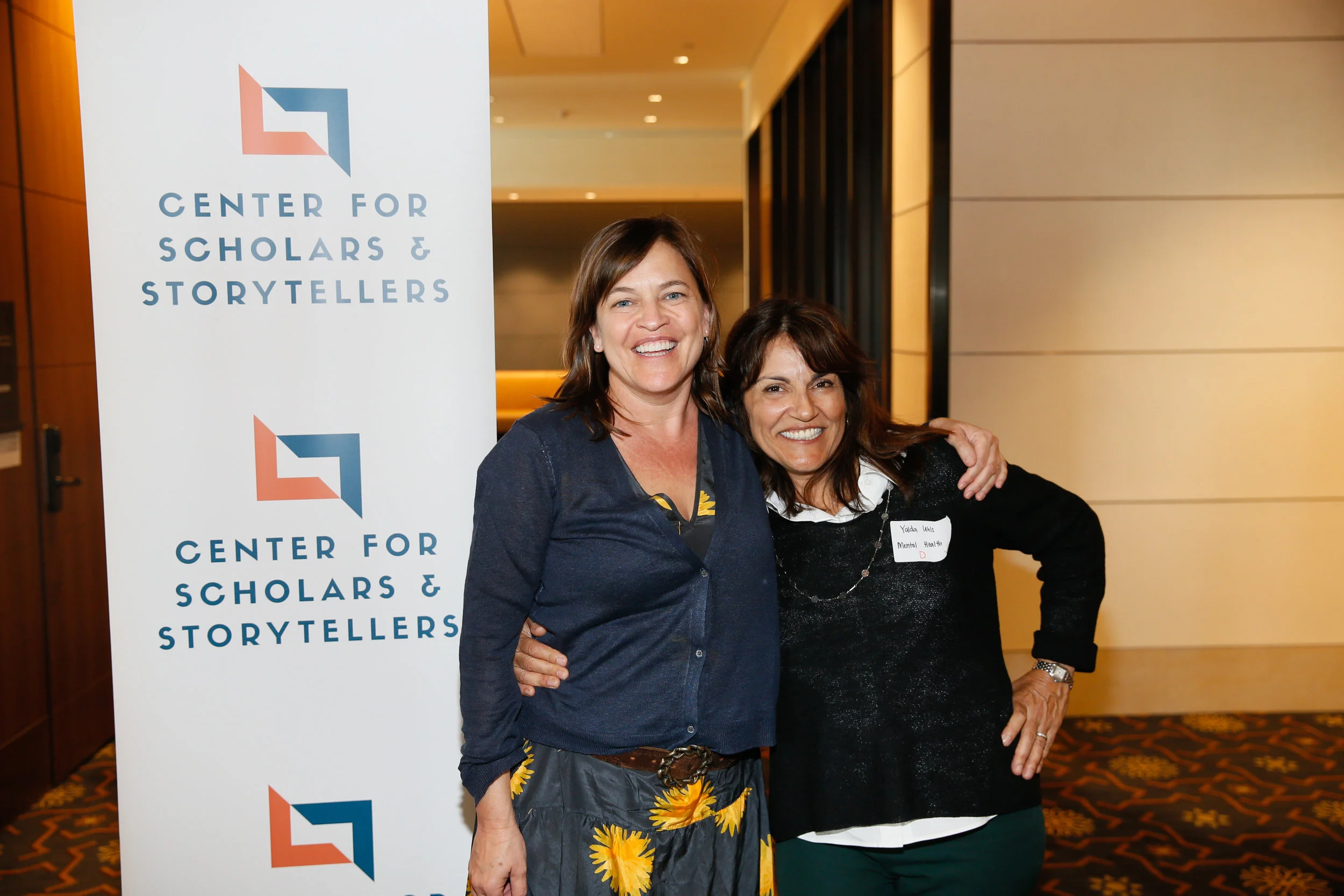 Executive Producer of Activism at Anonymous Content Bedonna Smith (left) with CSS Founder and Executive Director Dr. Yalda T. Uhls (right).